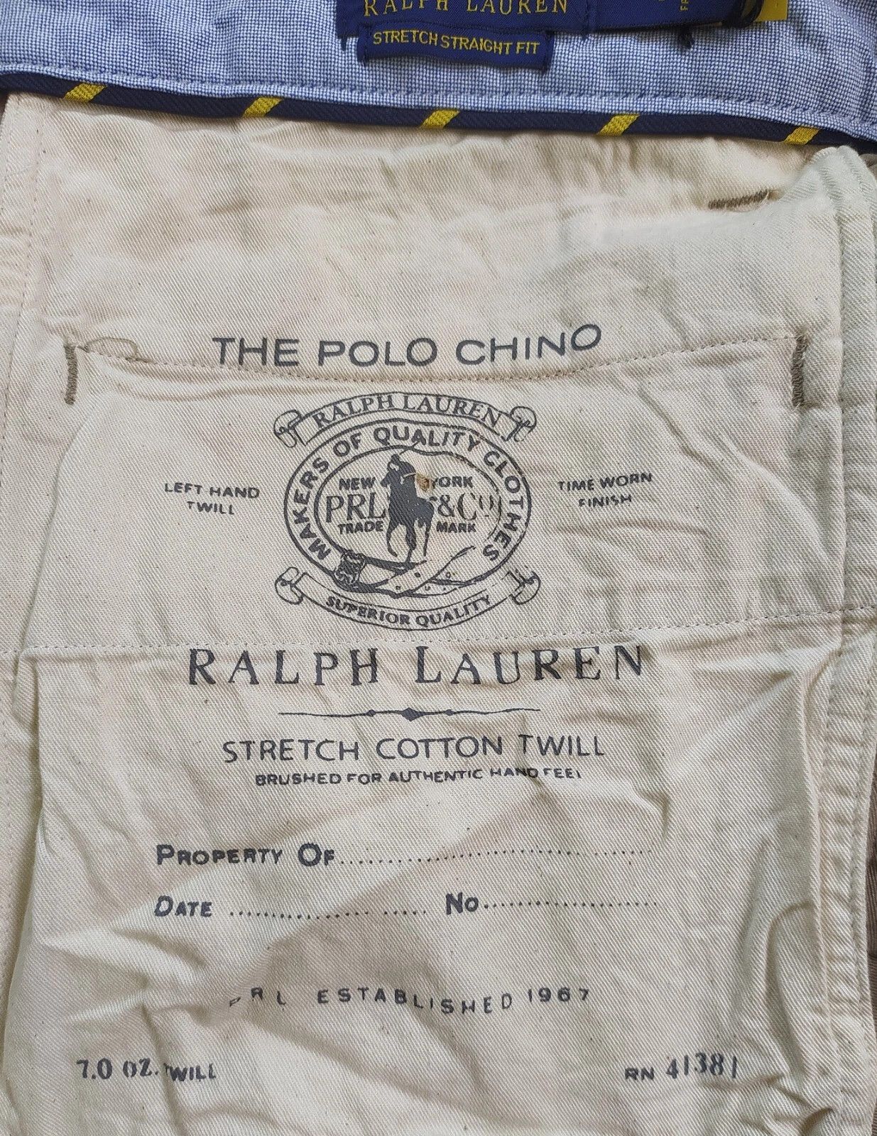 Polo Ralph Lauren Polo Ralph Lauren Stretch Straight Fit Chino Pant FTP 0158 Size US 30 / EU 46 - 7 Thumbnail