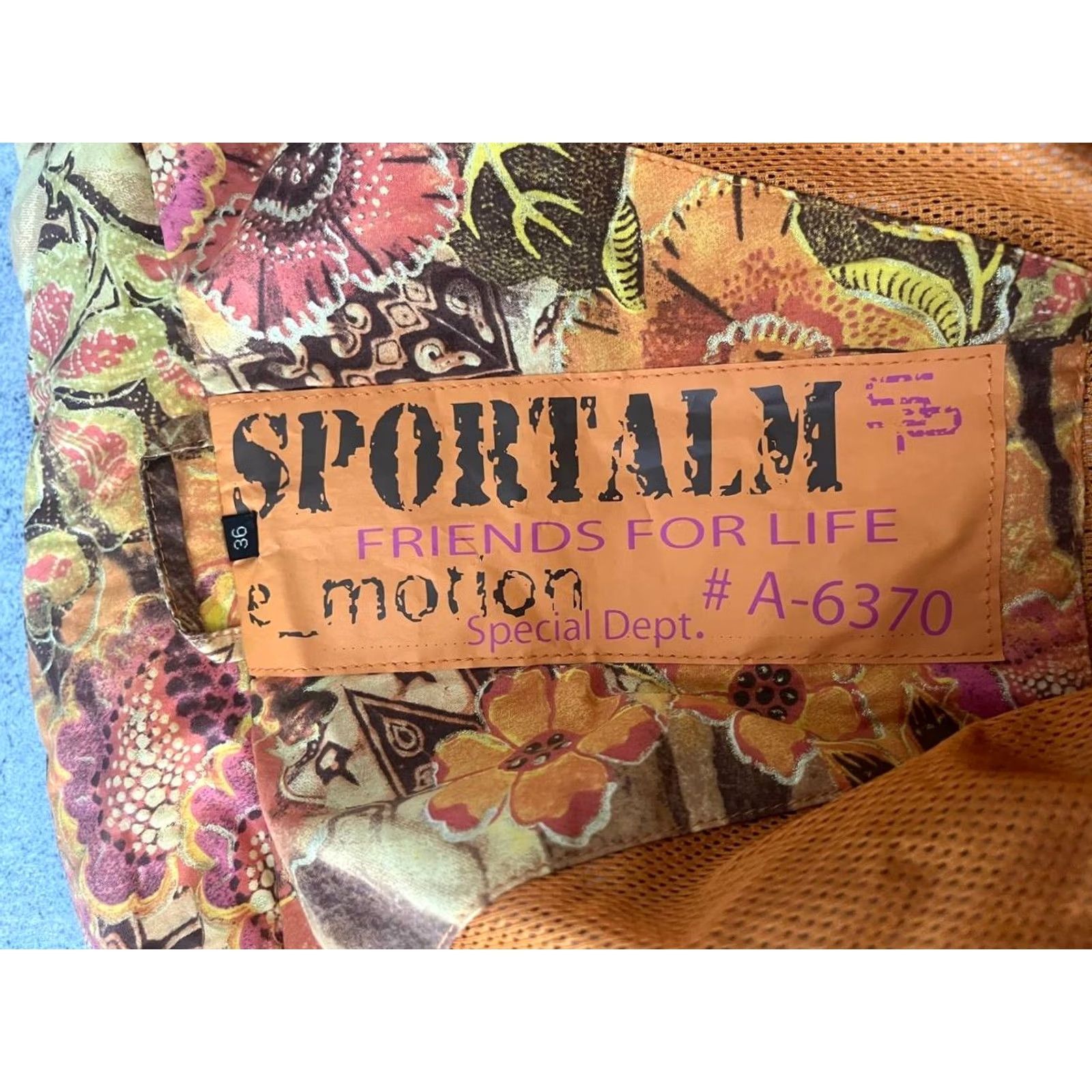 Vintage Sportalm Jacket Women's Size 36 Snakeskin Print Polyamide Long Sleeve Zip Brown Lining Pockets Regular Modern Classic Size XS / US 0-2 / IT 36-38 - 3 Thumbnail