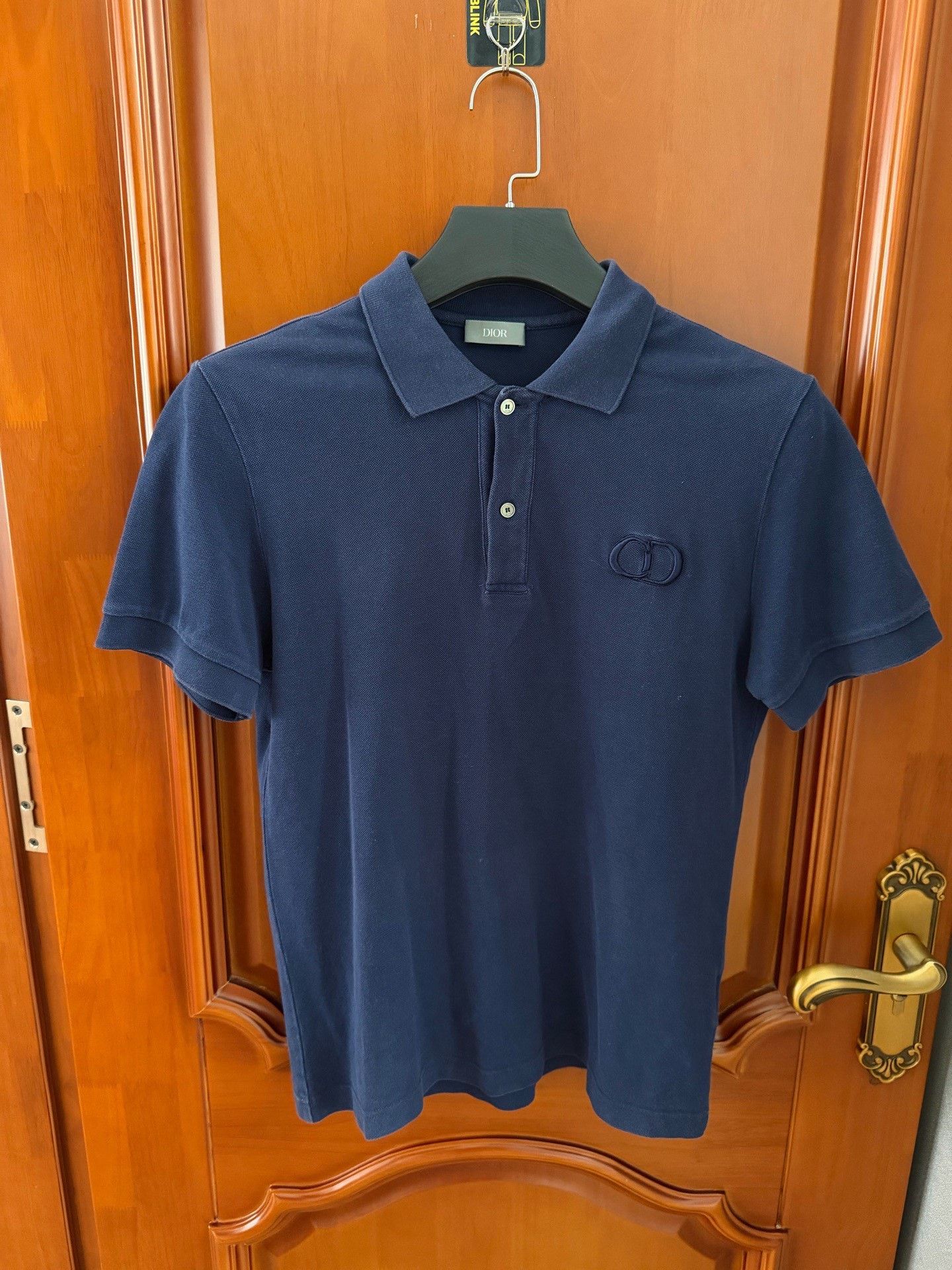 Dior Dior Retro Embroidered Blue Polo m Men Size US M / EU 48-50 / 2 - 1 Thumbnail