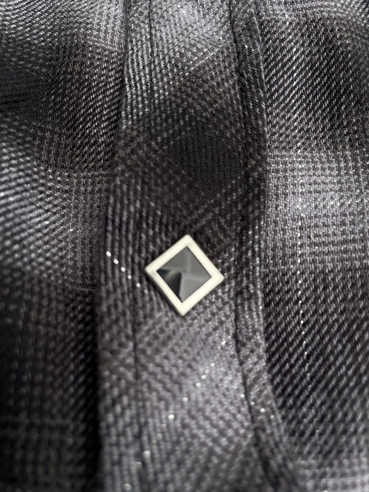 If Six Was Nine 2000s Japanese archive Ombre Check Diamond Snap Shirts Size US S / EU 44-46 / 1 - 6 Thumbnail