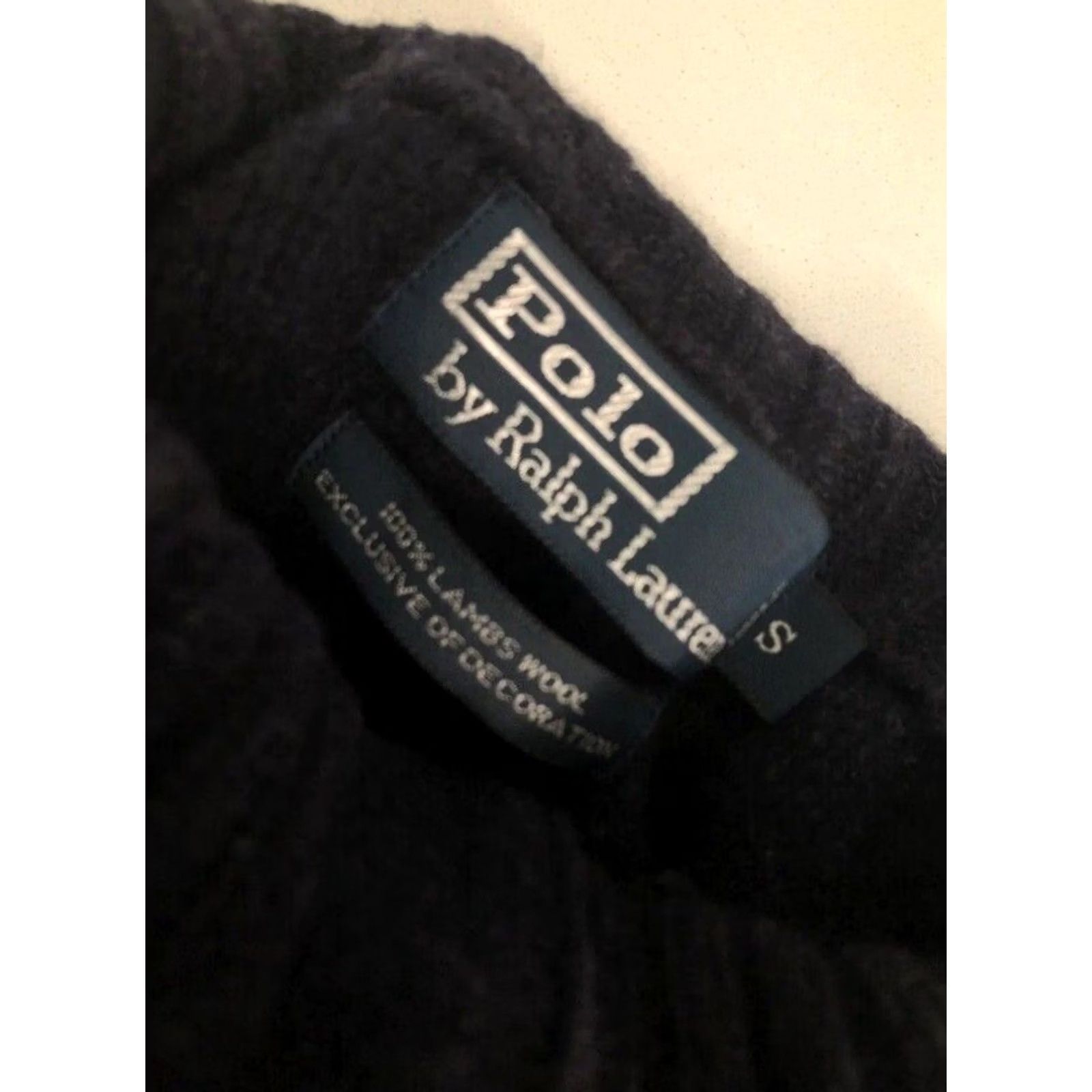Ralph Lauren POLO RALPH LAUREN - MILITARY Shoulder Patch LAMBSWOOL Knit Mens S Sweater Size US S / EU 44-46 / 1 - 5 Thumbnail