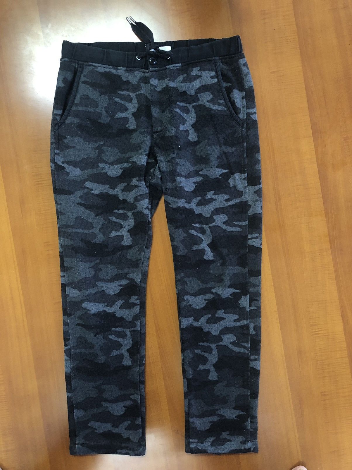 image of Military x Outdoor Style Go Out Back Number Camo Outdoor Sweatpants in Camou Black, Women's (Size 3