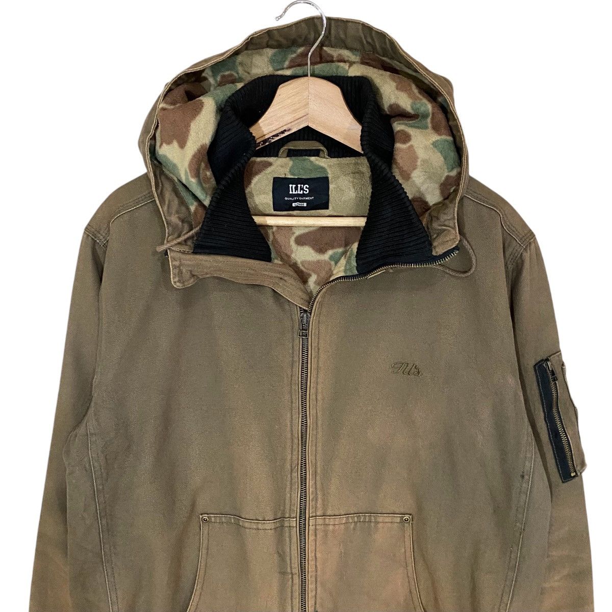 Vintage VTG ILLS CARHARTT STYLE DUCK CANVAS SUNFADED JACKET Size US M / EU 48-50 / 2 - 3 Thumbnail