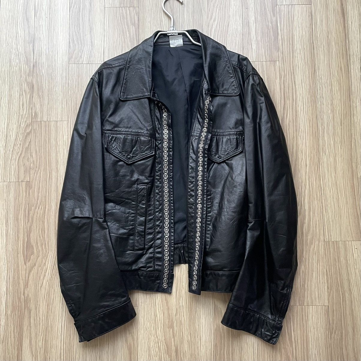 Ann Demeulemeester Ann demeulemeester leather jacket Size US L / EU 52-54 / 3 - 1 Thumbnail