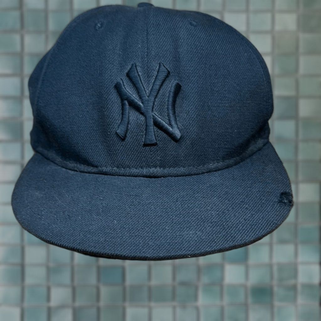 New Era New Era New York Yankees MLB 59Fifty Wool SnapBack Cap Hat Fitted Black Size 7 1/2""" Size ONE SIZE - 1 Thumbnail