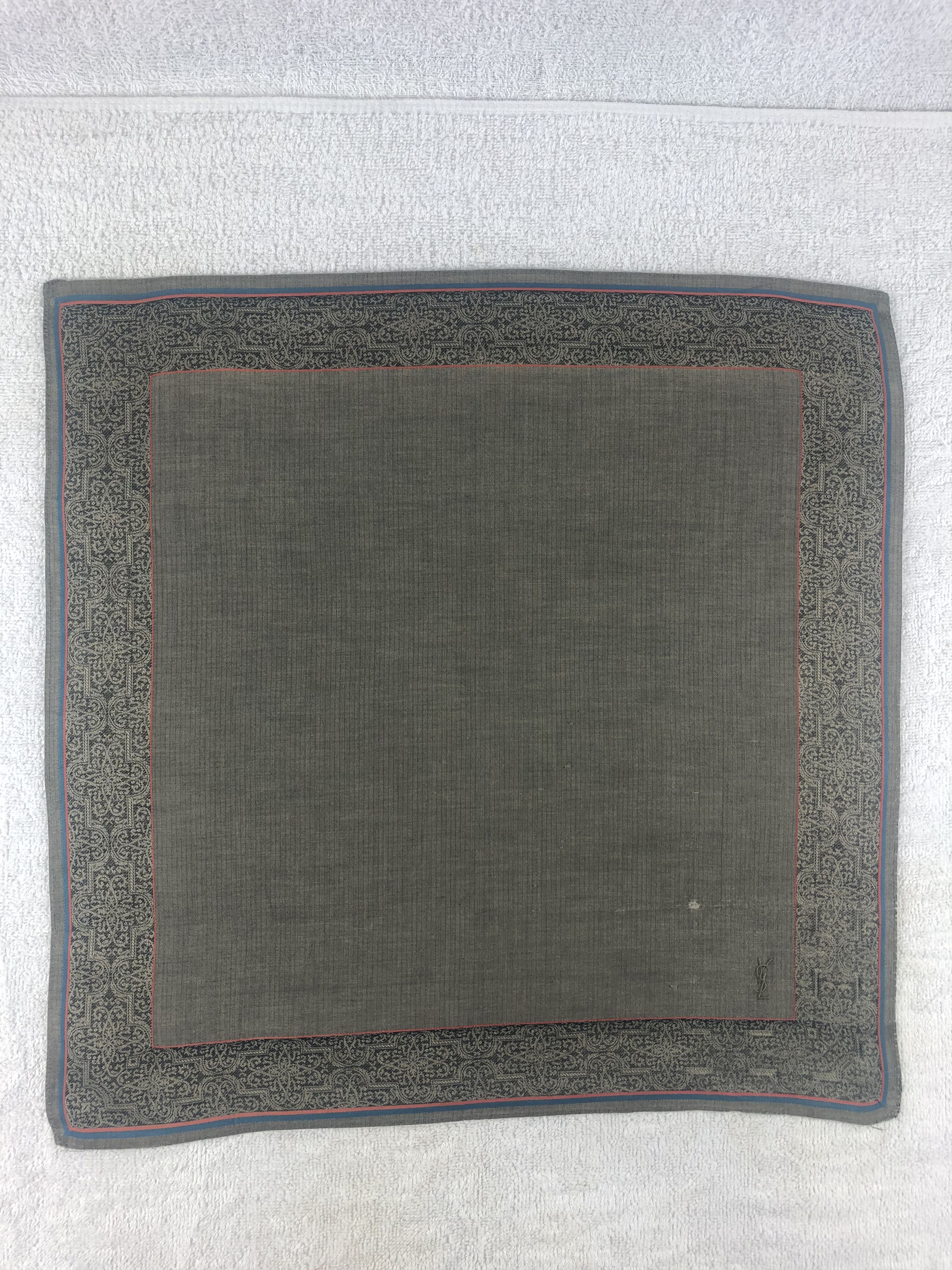 Yves Saint Laurent Yves Saint Laurent Handkerchief / Bandana / Neckerchief Size ONE SIZE - 3 Thumbnail