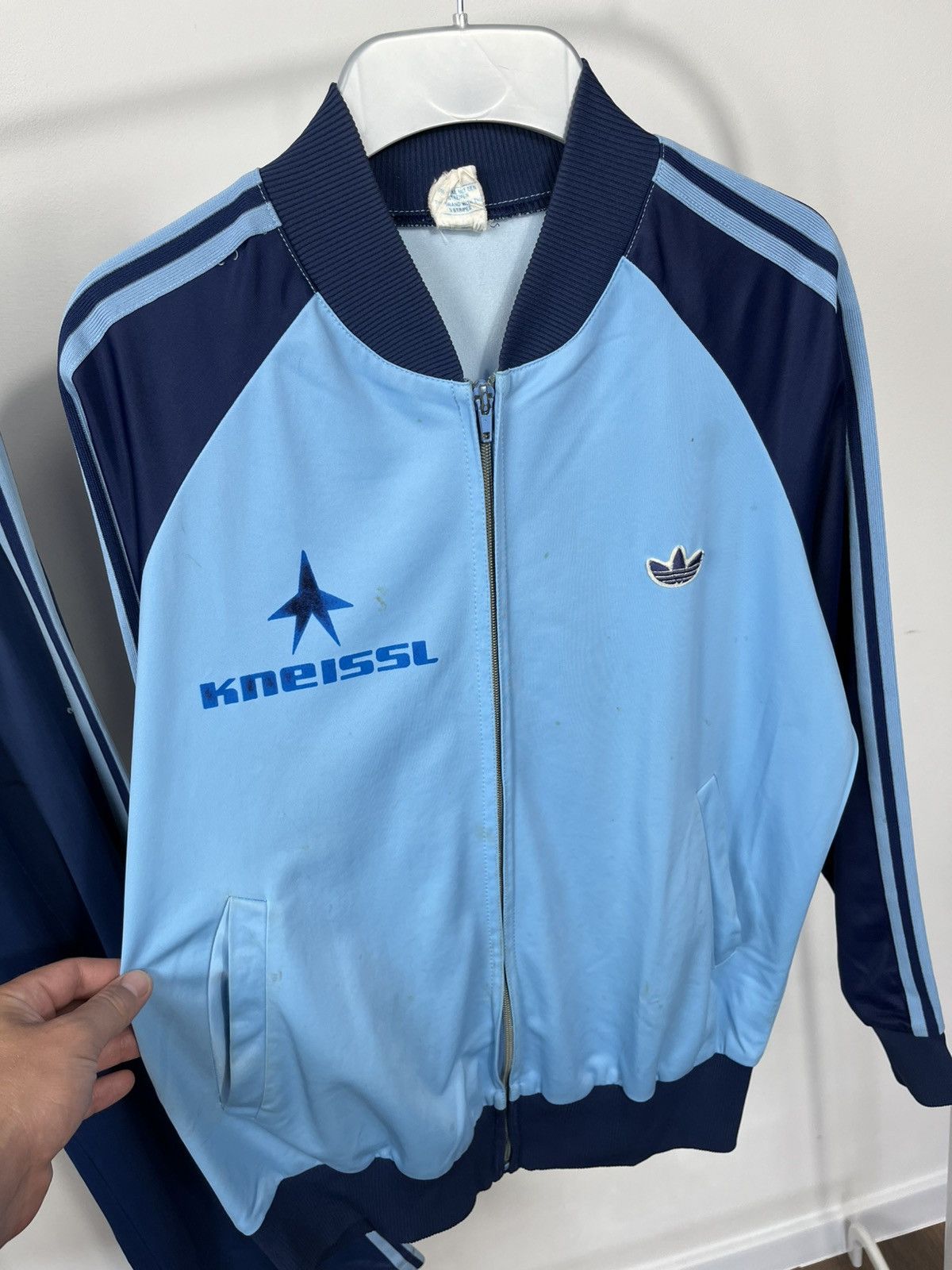 Adidas × Vintage Vintage Adidas Track Suit Jacket Pants Kneissl Team 70s Size US M / EU 48-50 / 2 - 3 Thumbnail