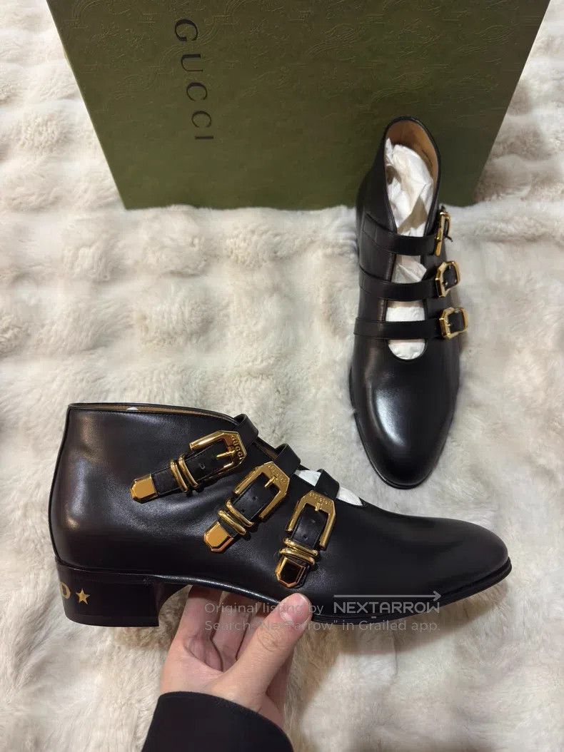 Gucci Guicci Leather Shoes Boots Size US 10 / EU 43 - 5 Thumbnail