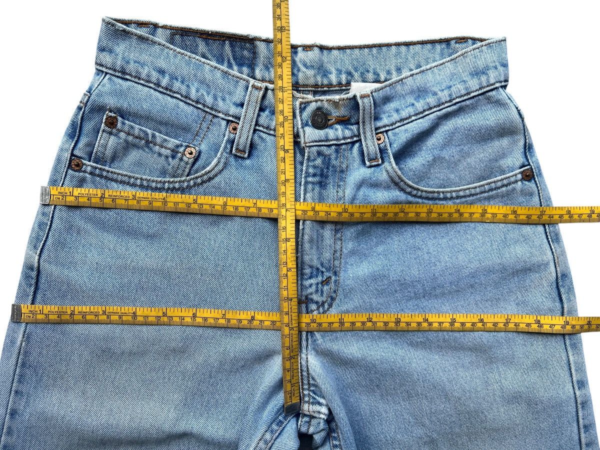 Levi's Vintage 90s Levis 505 Batwing Tag Stone Wash Jeans 28x32 Size 28" / US 6 / IT 42 - 13 Thumbnail