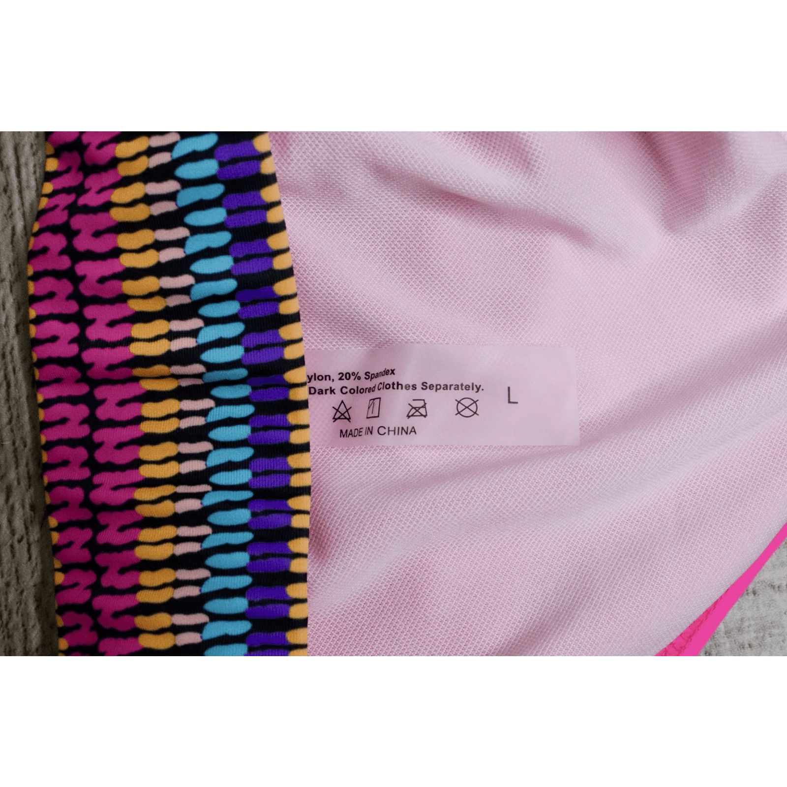 Shein Shein High Waist Pink Tribal Waist Cheeky Swim Bottom LARGE Size L / US 10 / IT 46 - 5 Thumbnail