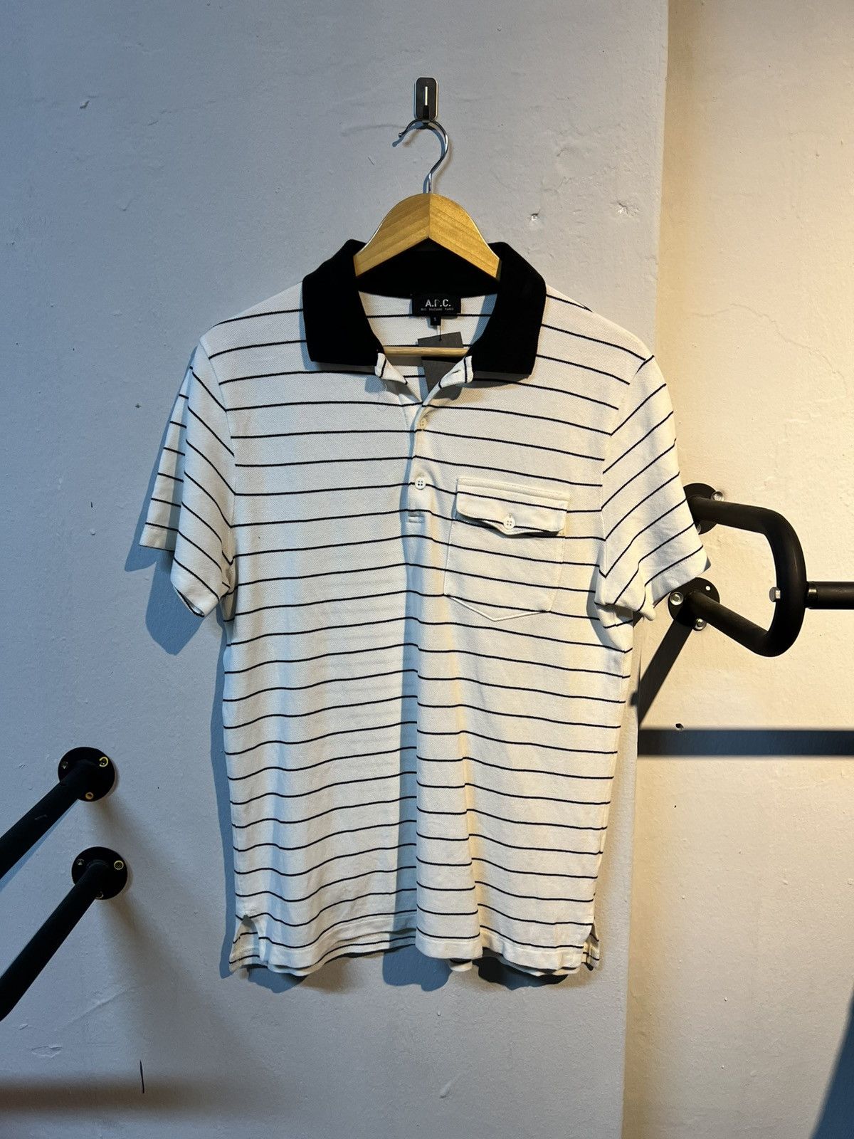 A.P.C. × Japanese Brand APC Polo Shirt Size US S / EU 44-46 / 1 - 1 Thumbnail