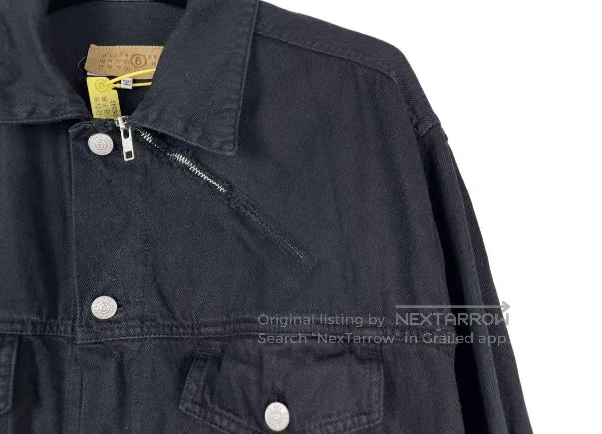 Maison Margiela Black Denim Jacket with Button Front and Pockets. Size US S / EU 44-46 / 1 - 4 Thumbnail