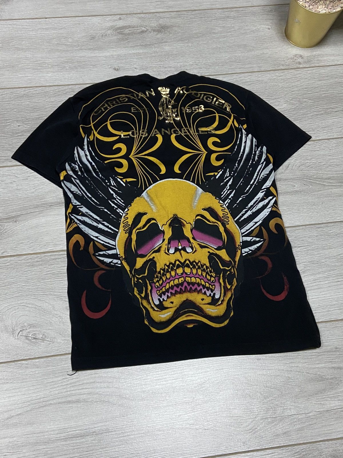 Ed Hardy Ed Hardy bug skull ☠️ eagle 🦅 USA vintage over t-shirt Size US M / EU 48-50 / 2 - 10 Thumbnail