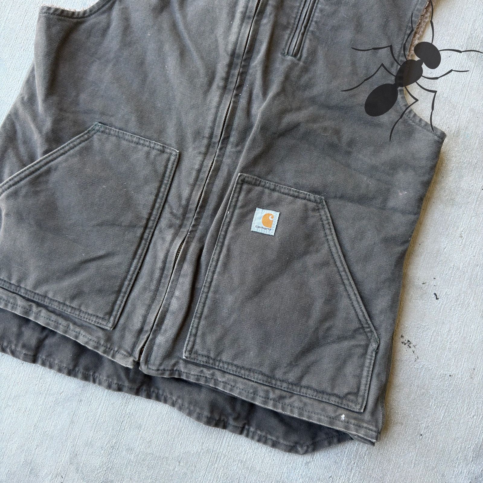 Carhartt × Vintage Carhartt WOMENS WV001 green work wear vest Size US M / EU 48-50 / 2 - 2 Thumbnail