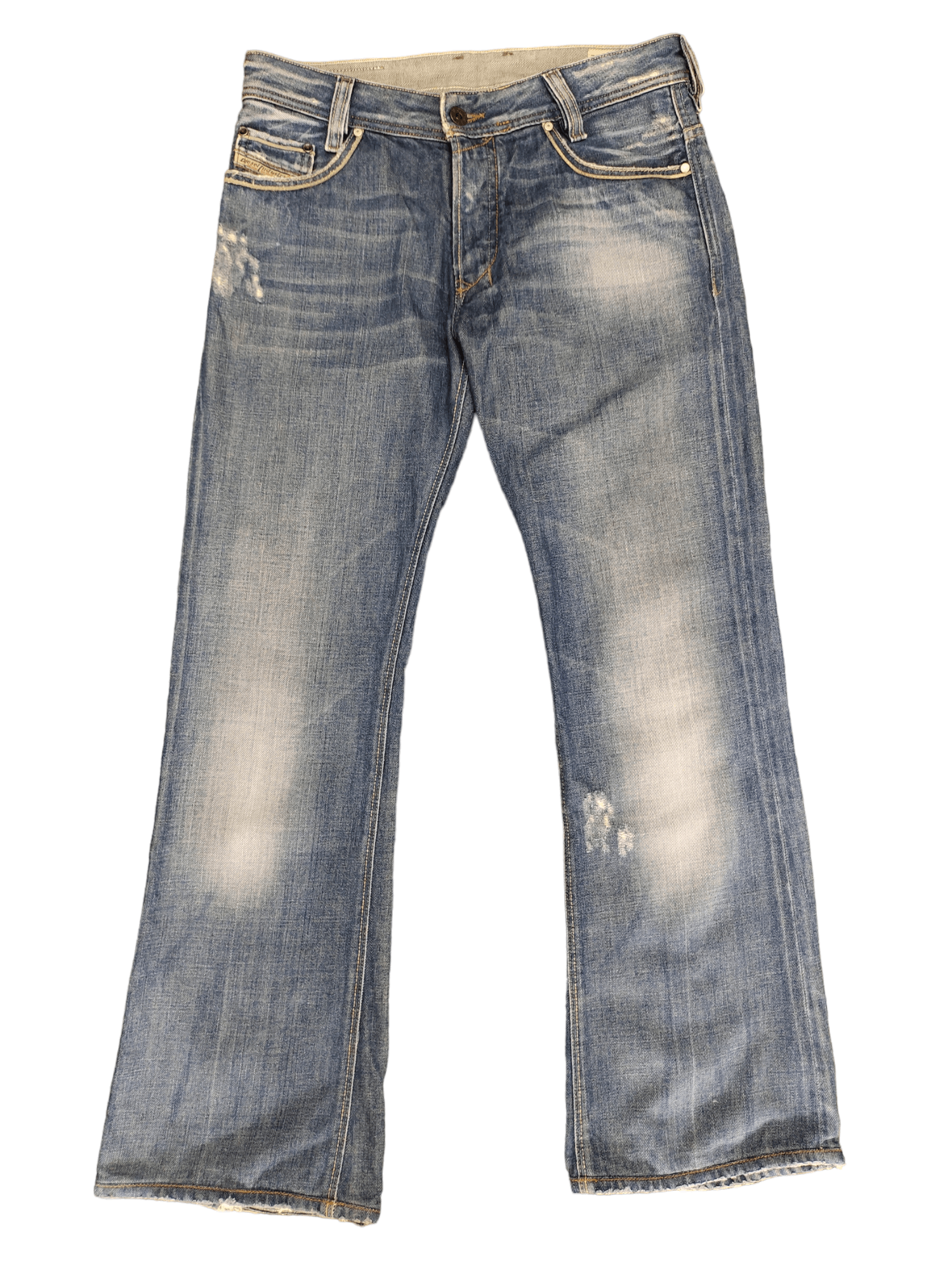 Diesel Flare Jeans Diesel Koffha Denim Jean Boot Cut Y2k Streetwear Size US 29 - 3 Thumbnail