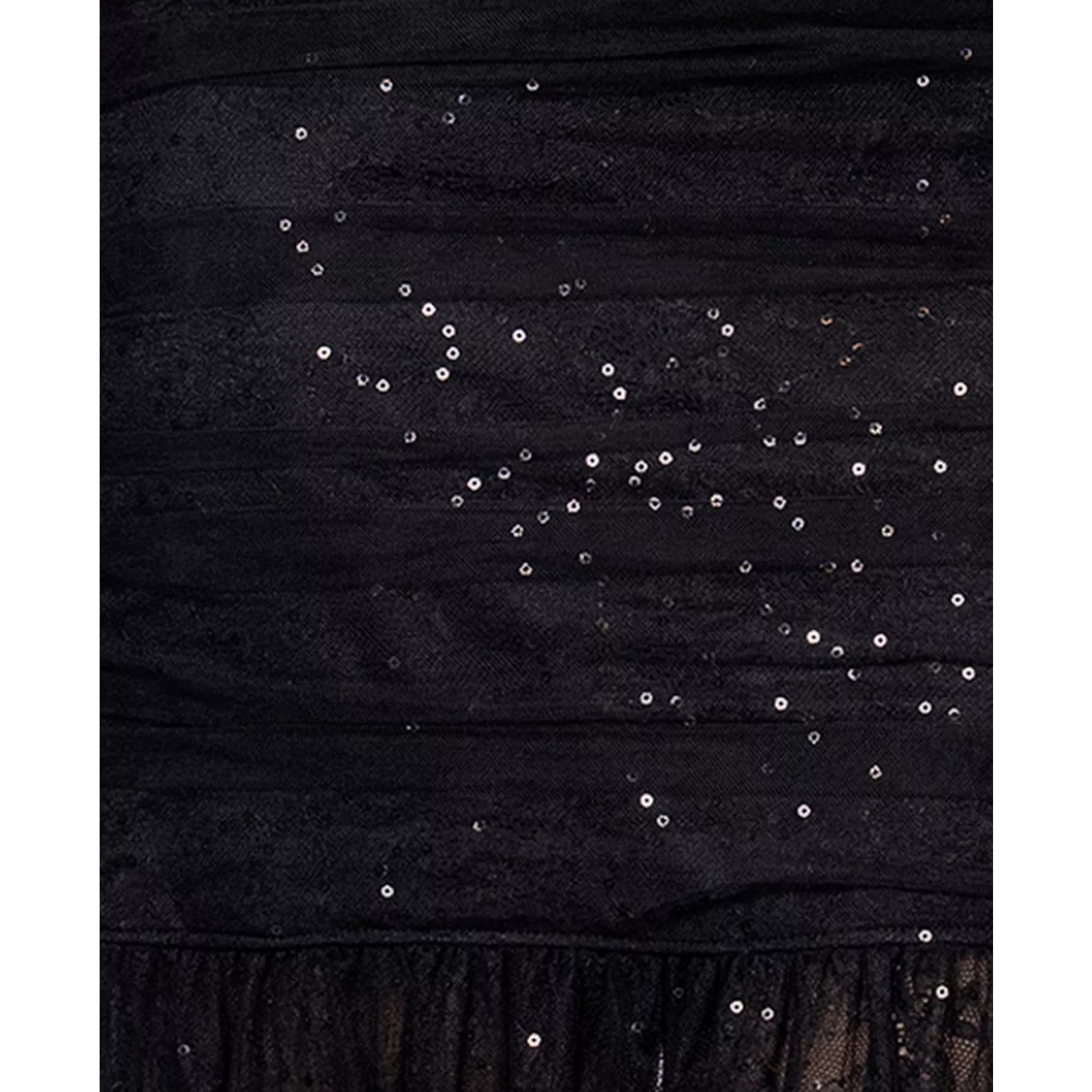 Other Betsy & Adam Women's Black Sequined Lace Corset Gown Size 8. Size M / US 6-8 / IT 42-44 - 5 Thumbnail