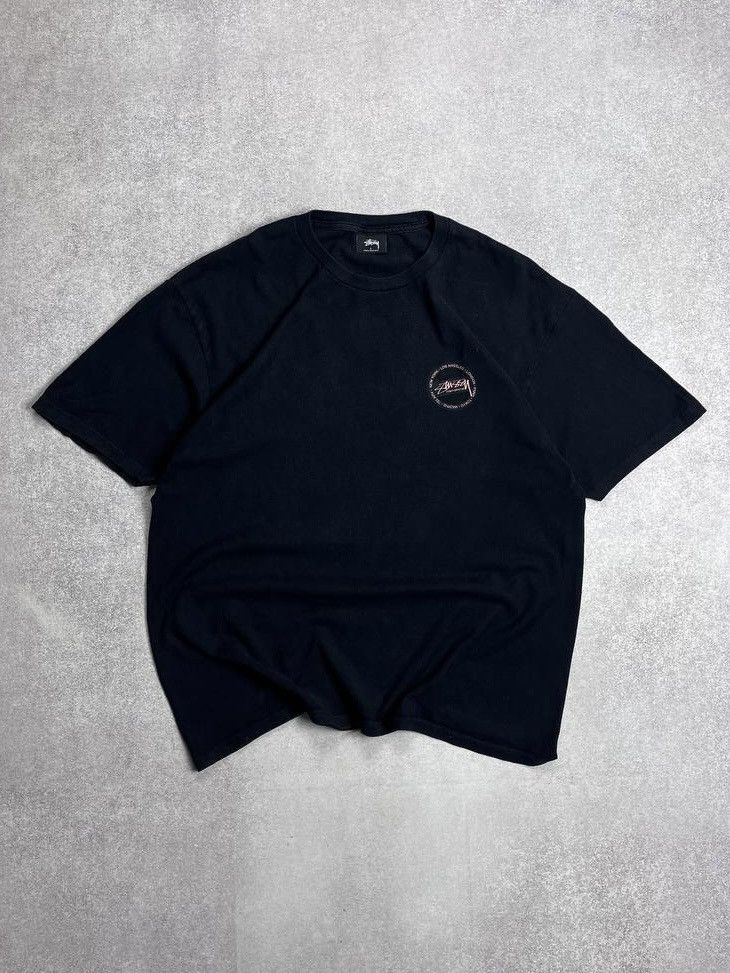 Stussy Vintage Stussy Big Logo Black T-shirt Y2K L Size US L / EU 52-54 / 3 - 4 Thumbnail