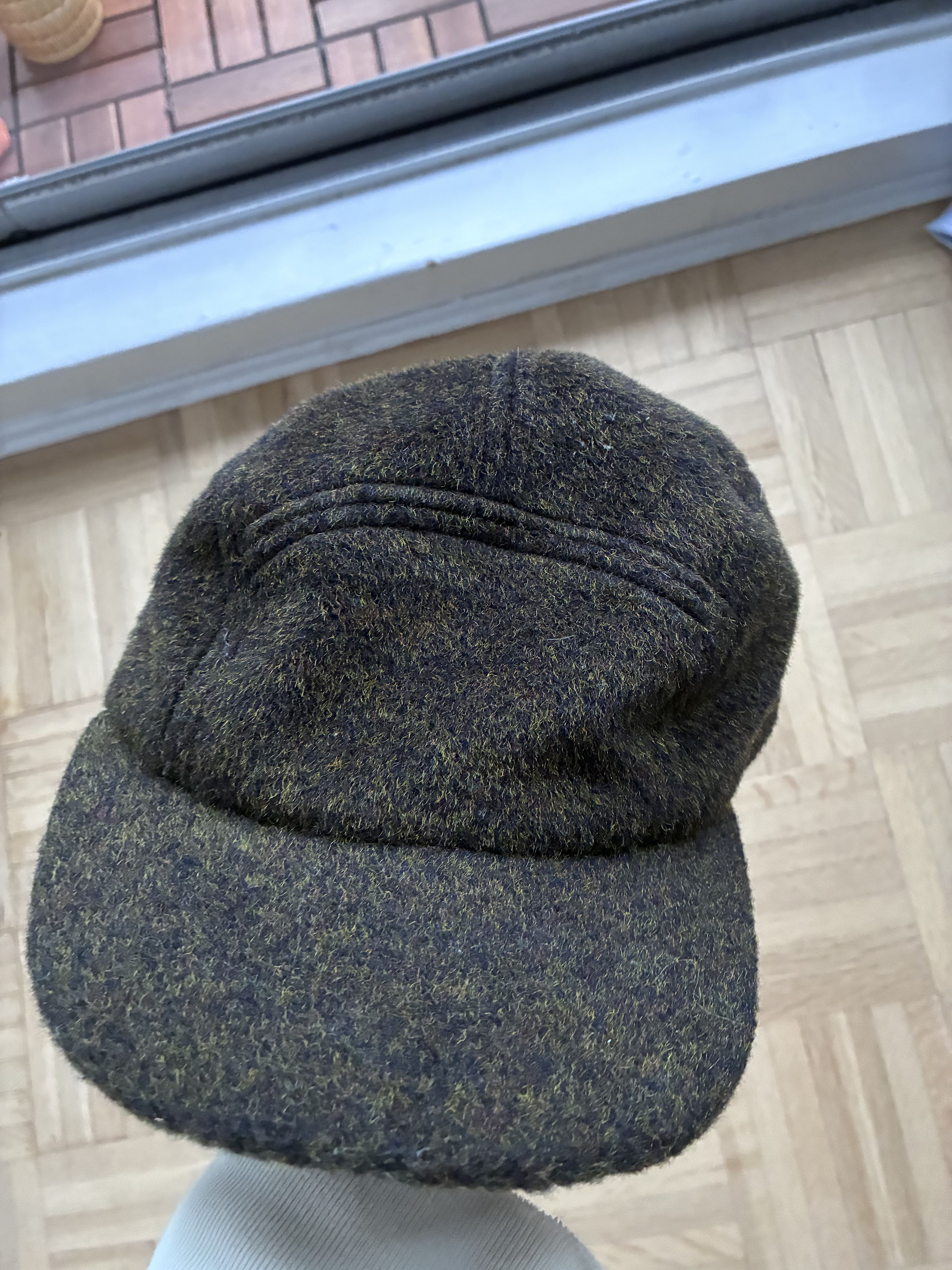 Other AQ Adriana Quaiser Textured Wool Toggle Cap - Olive Size ONE SIZE - 1 Thumbnail