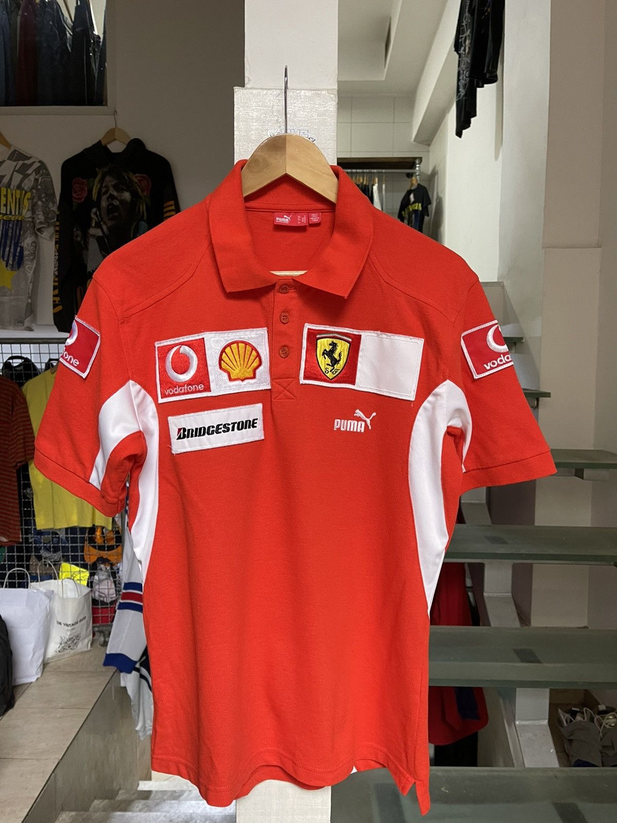 Ferrari × Puma × Vintage Puma Ferrari Scuderia Polo Shirt Size US S / EU 44-46 / 1 - 1 Thumbnail