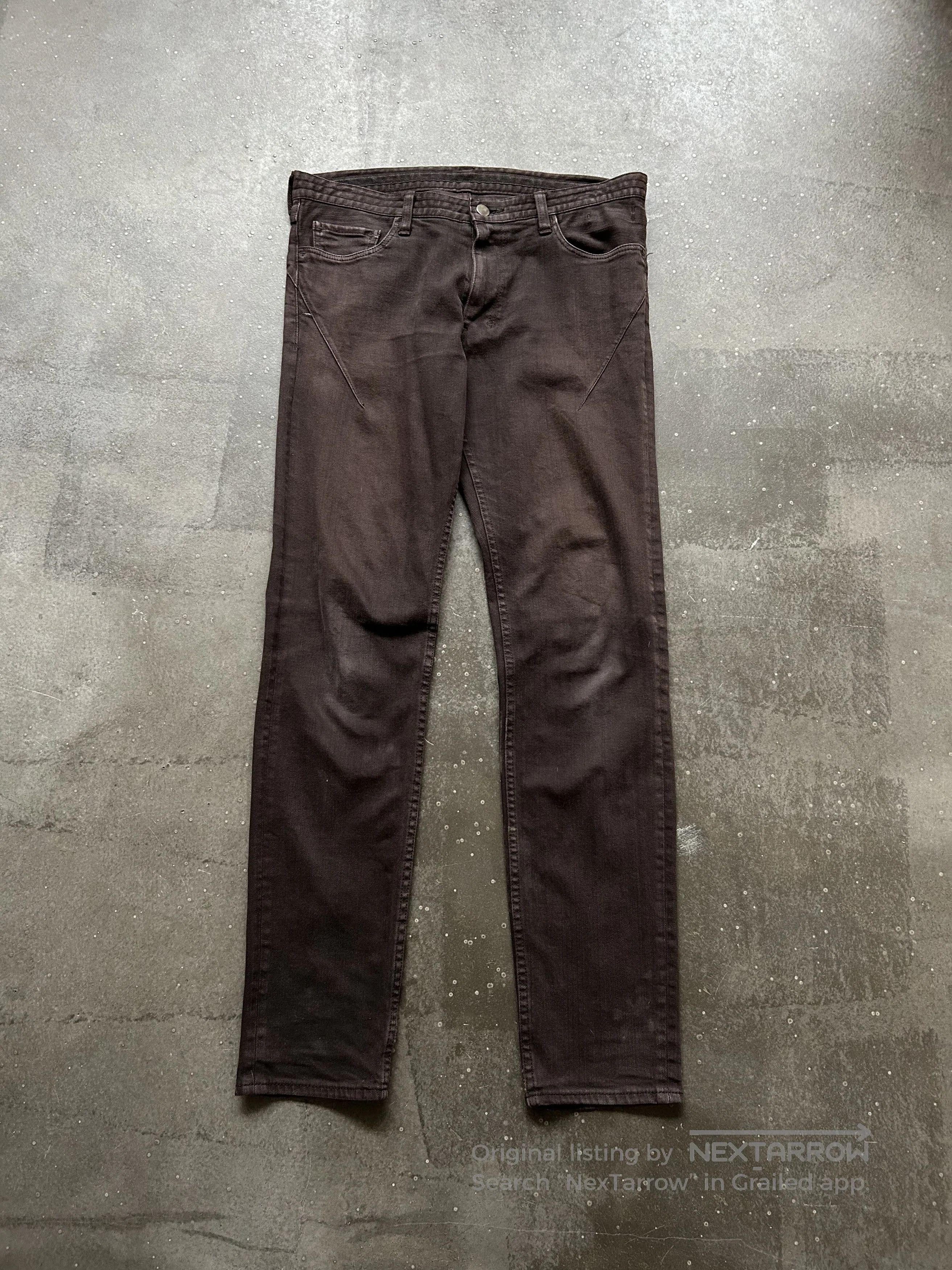 Number (N)ine number nine washed brown jeans. Size US 34 / EU 50 - 2 Thumbnail