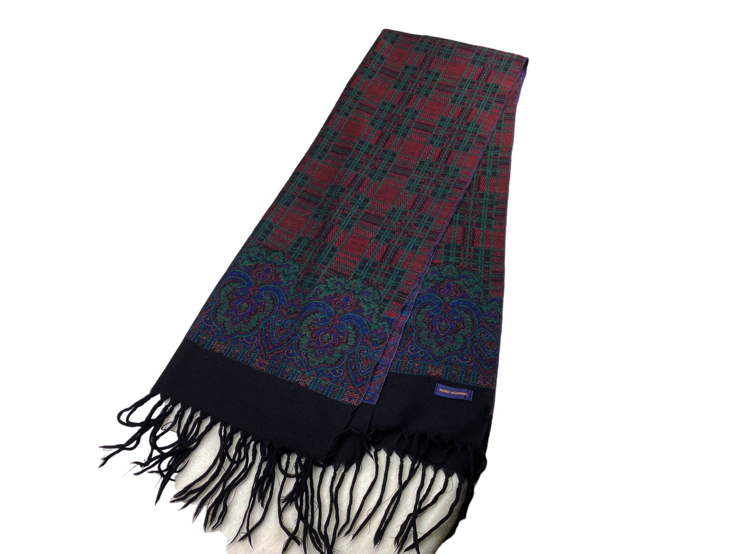 Mario Valentino × Vintage Mario Valentino scarf Vintage Scarves Size ONE SIZE - 2 Thumbnail