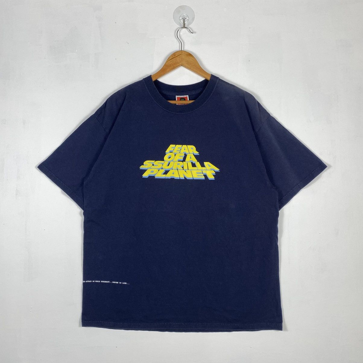 SSUR Vintage 00's SSUR Fear Of A Ssurilla Planet Faded Tee Size US XL / EU 56 / 4 - 2 Thumbnail
