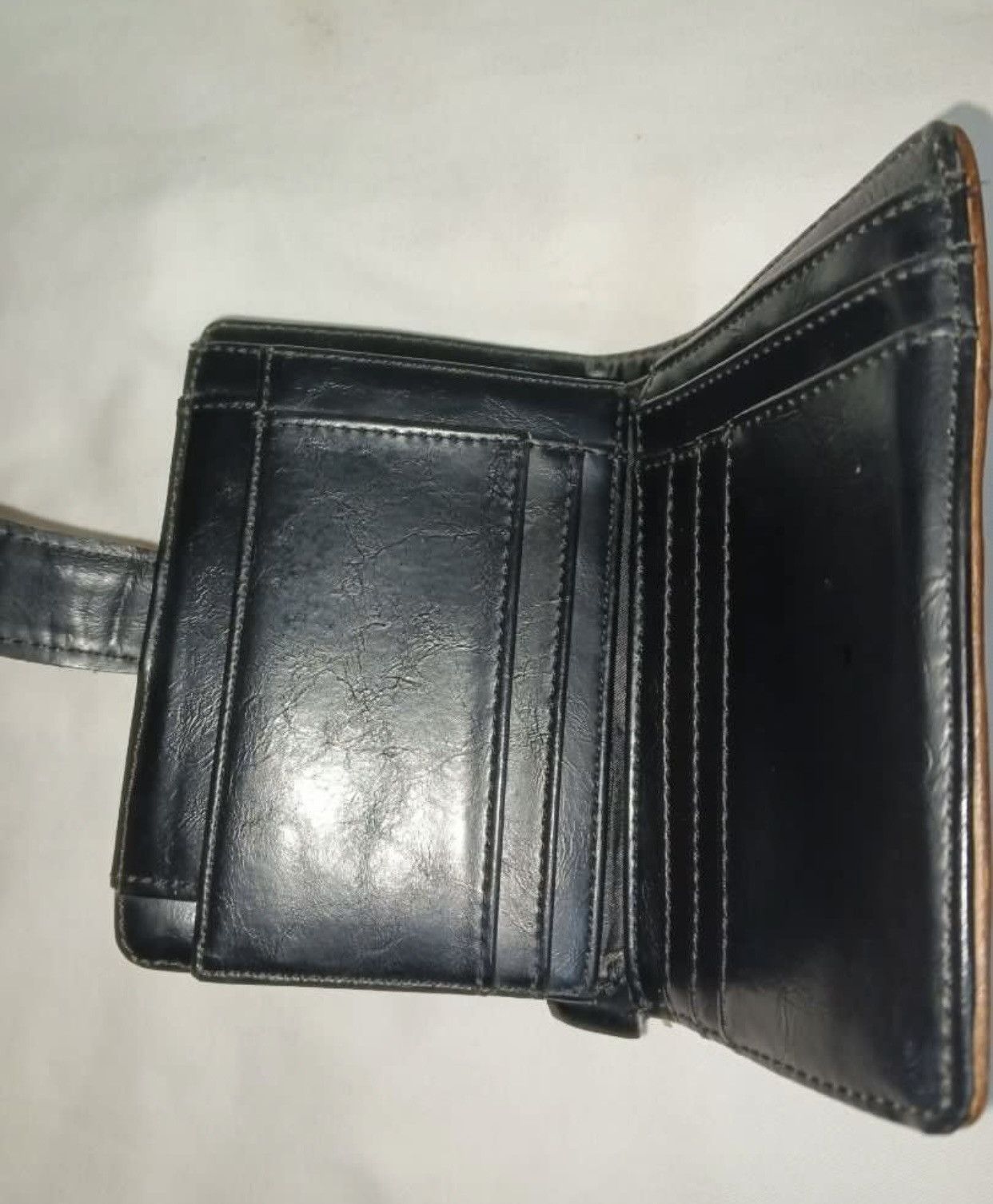 Japanese Brand Vintage Leather Wallet Size ONE SIZE - 4 Thumbnail