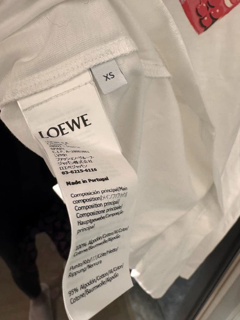 Loewe Loewe Valentine's day series short sleeves, love cherry X. Size M / US 6-8 / IT 42-44 - 3 Thumbnail