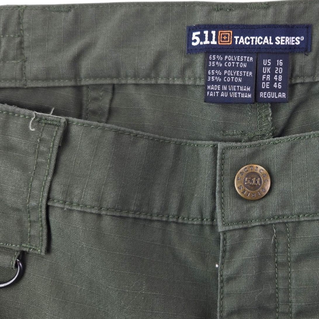 5.11 5.11 Tactical | Green Taclite Pro Ripstop Pants | Size 165. Size 38" / US 16 / IT 52 - 3 Thumbnail