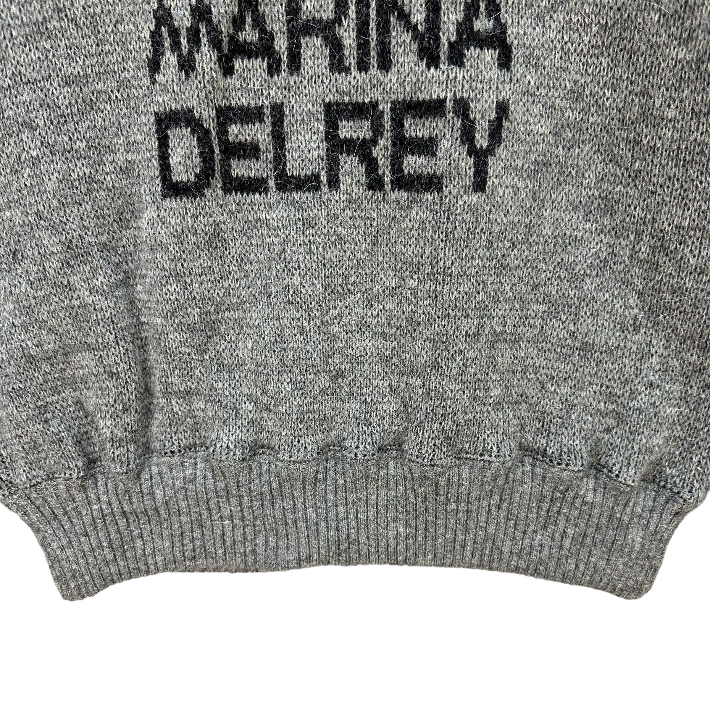Vintage MARINA DELREY Big Logo Knitted Crewneck Sweatshirt #A4-0100 Size M / US 6-8 / IT 42-44 - 4 Thumbnail