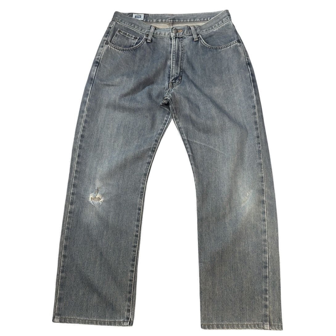 Seditionaries 🇯🇵 Vintage 90s Japanese Baggy Edwin 404 Rusty Washed Denim Size US 33 - 1 Thumbnail