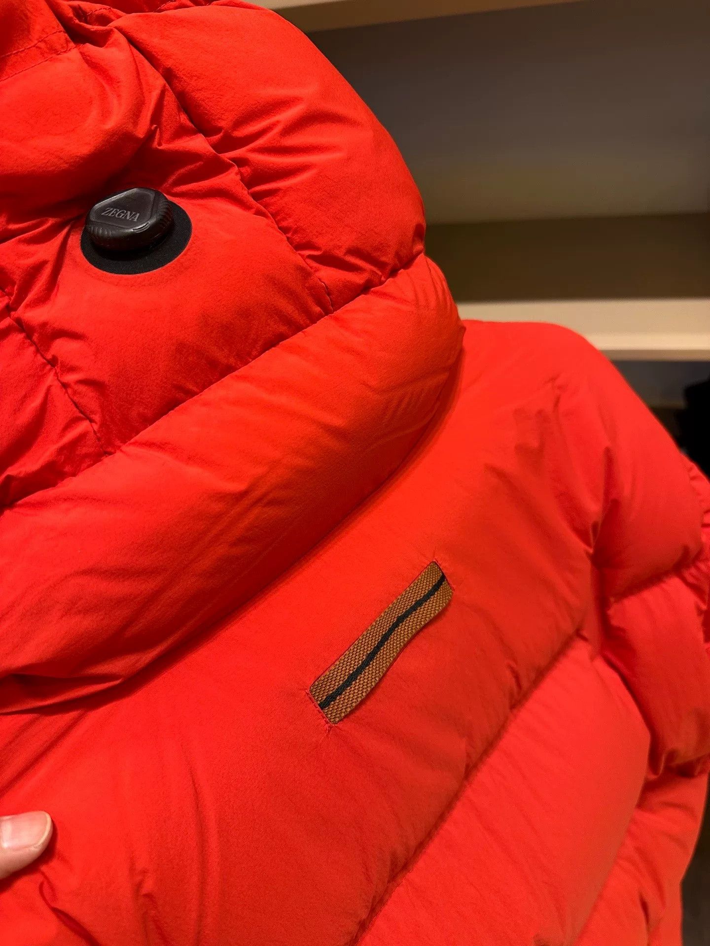 Ermenegildo Zegna Zegna Red Mens Puffer Down Jacket Size US XL / EU 56 / 4 - 7 Thumbnail