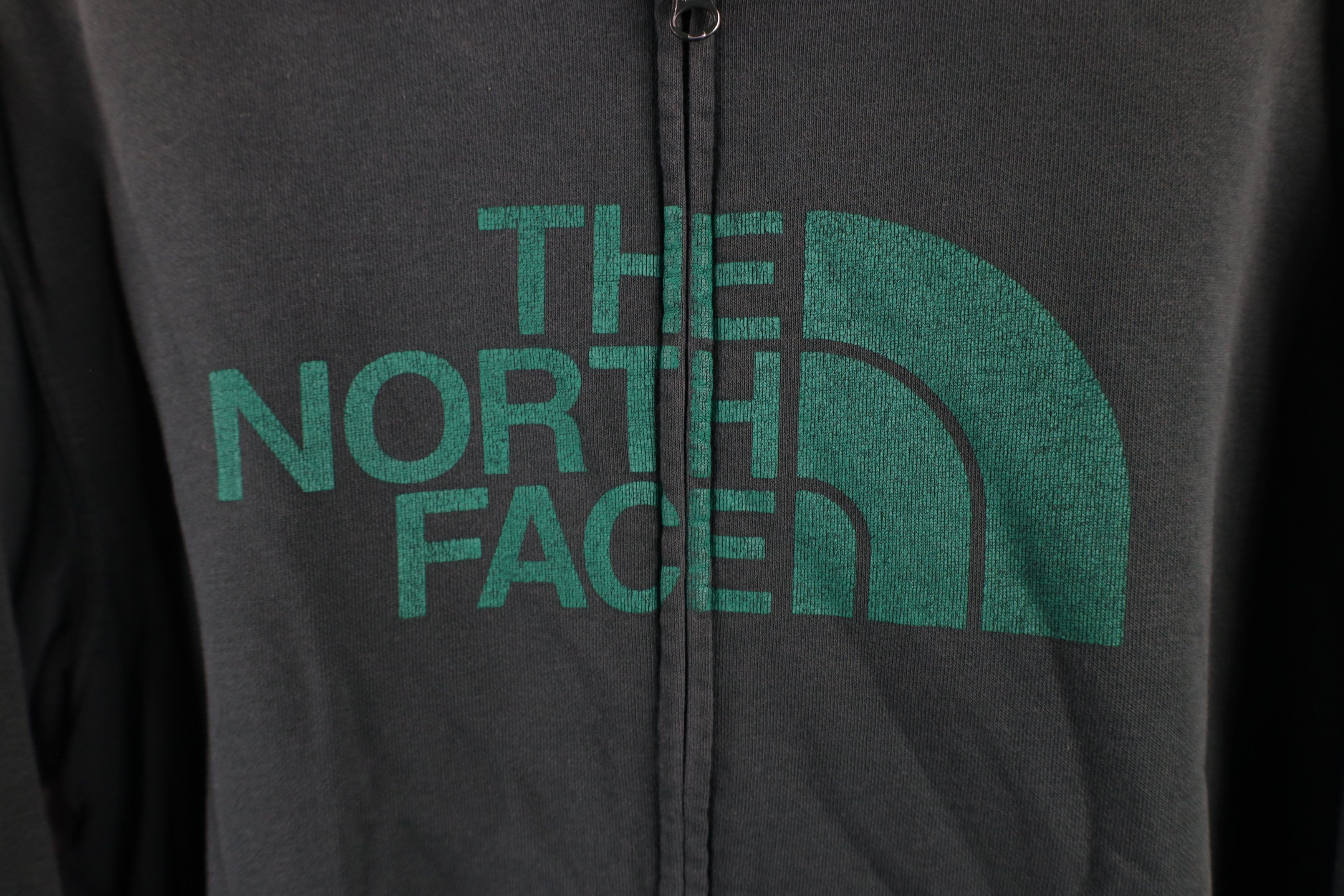The North Face × Vintage Vintage The North Face Spell Big Logo Full Zip Hoodie Green Size US M / EU 48-50 / 2 - 5 Thumbnail