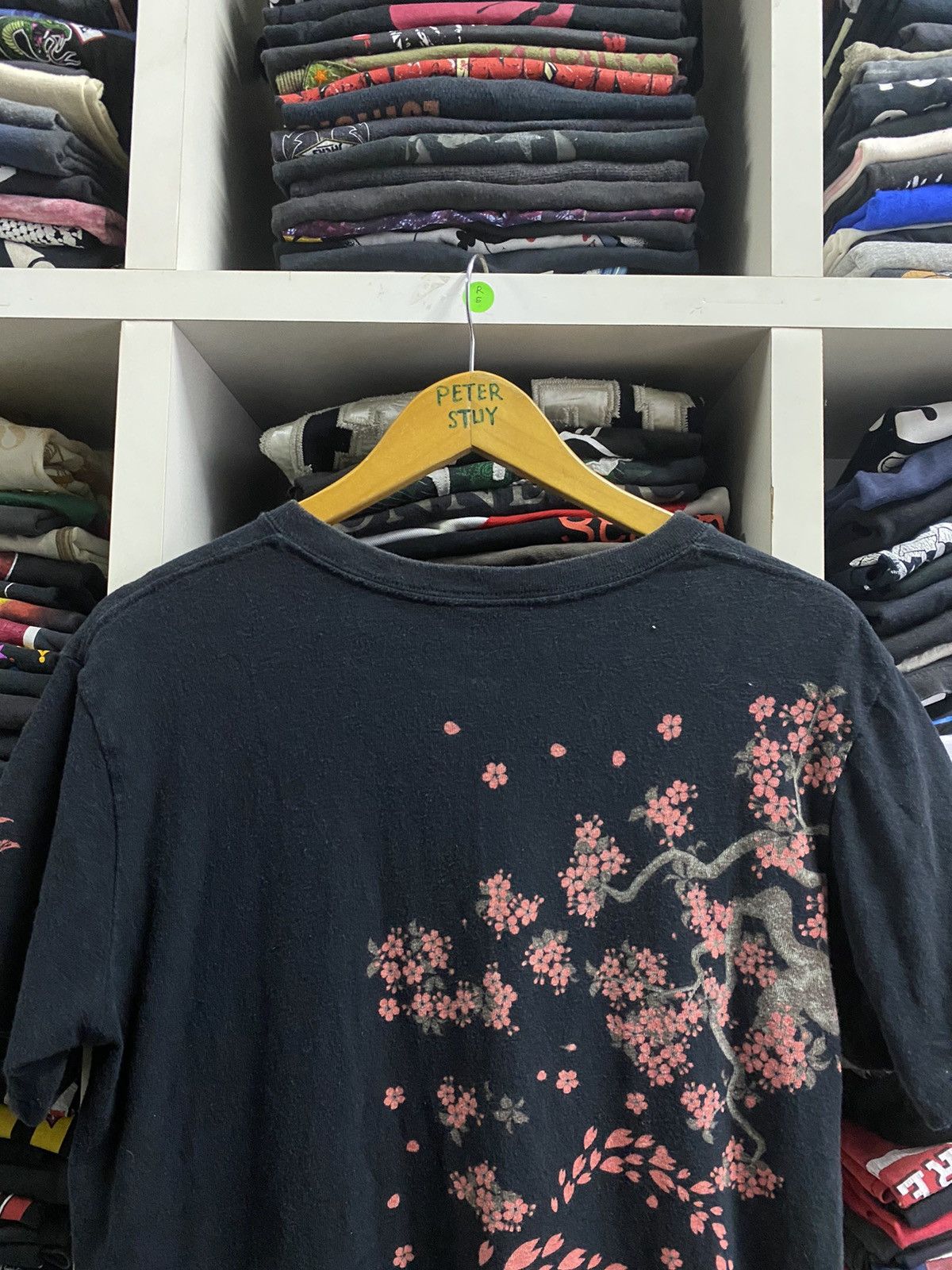 Vintage Japanese Traditional Sakura Design Cotton Tees Size US M / EU 48-50 / 2 - 11 Thumbnail