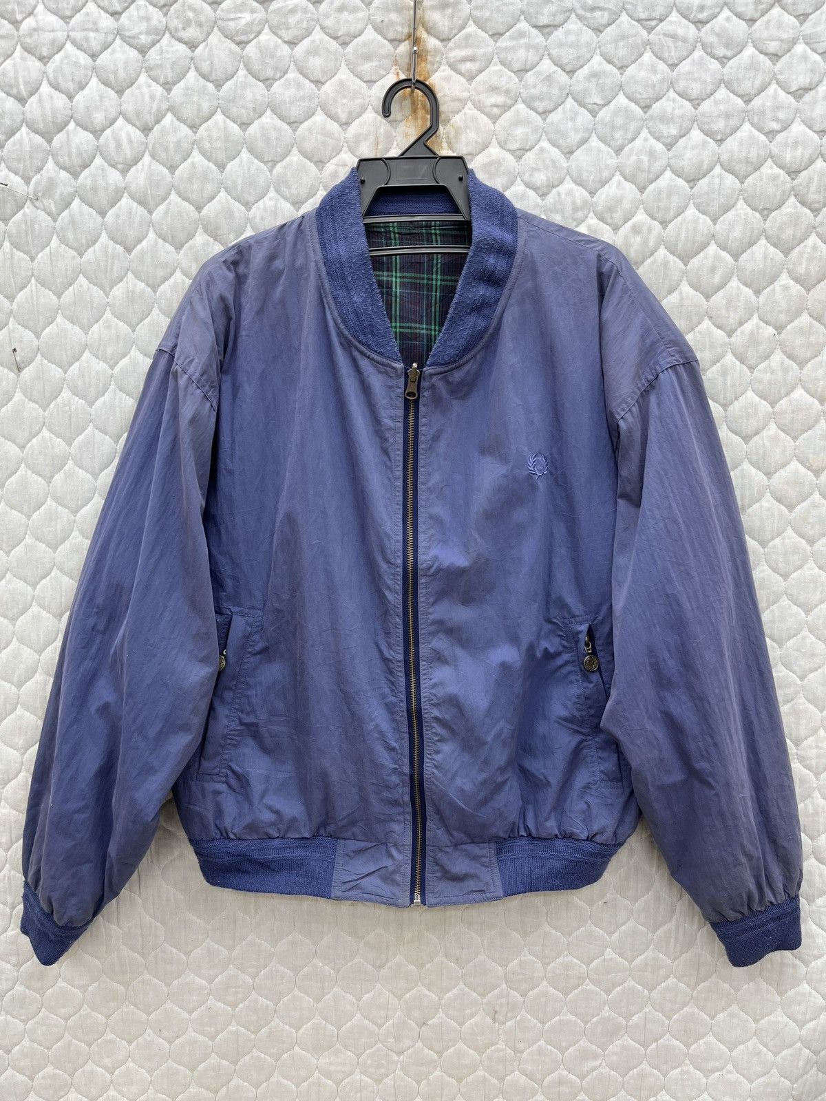 Fred Perry 🔥🔥🔥STEALS VTG FRED PERRY REVERSIBLE BOMBER JACKET Size US L / EU 52-54 / 3 - 7 Thumbnail