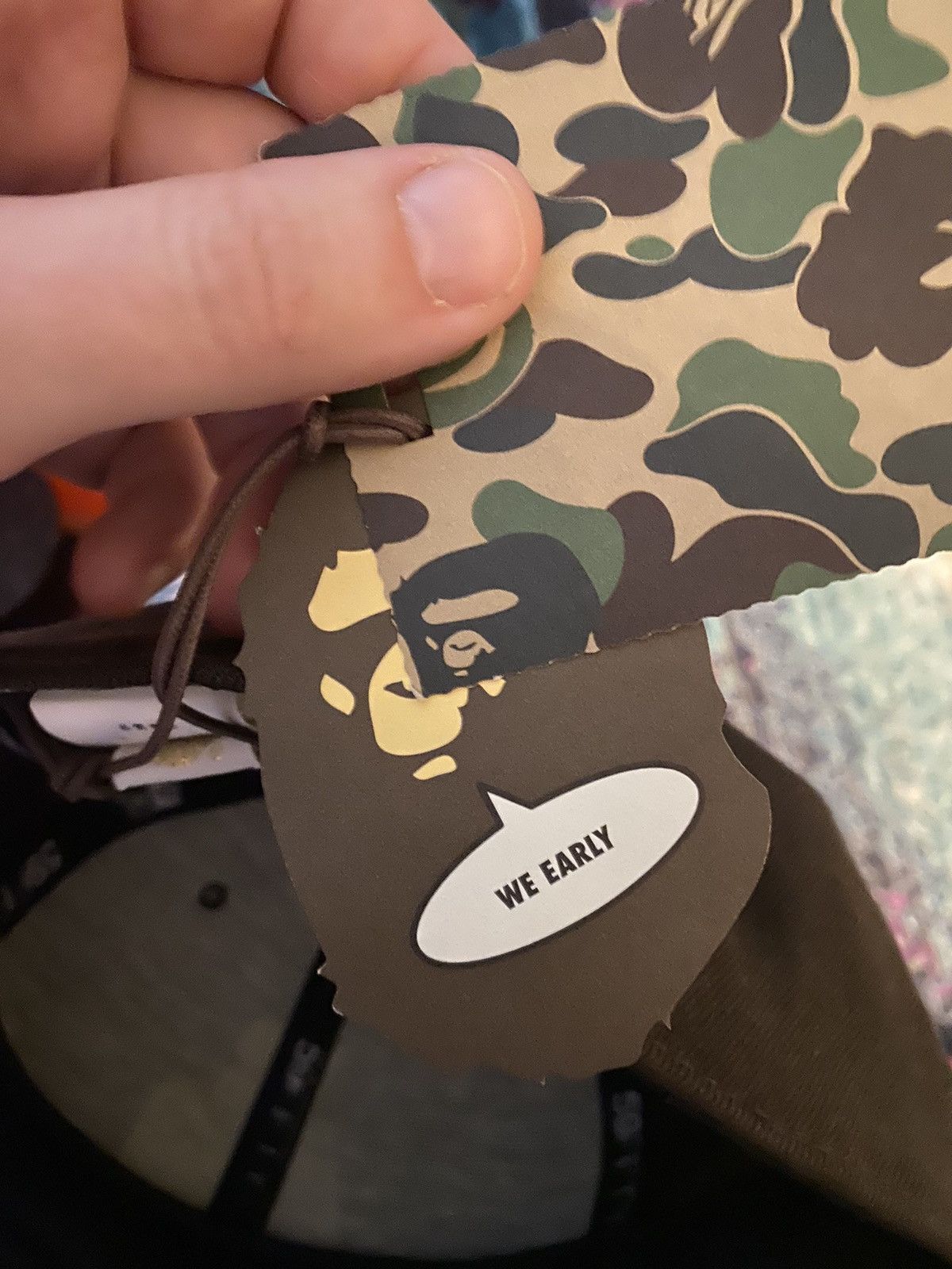 Bape DS BAPE NE FITTED (KANYE) - 7 3/4 - 20+ YEARS OLD W/ TAGS Size ONE SIZE - 8 Thumbnail
