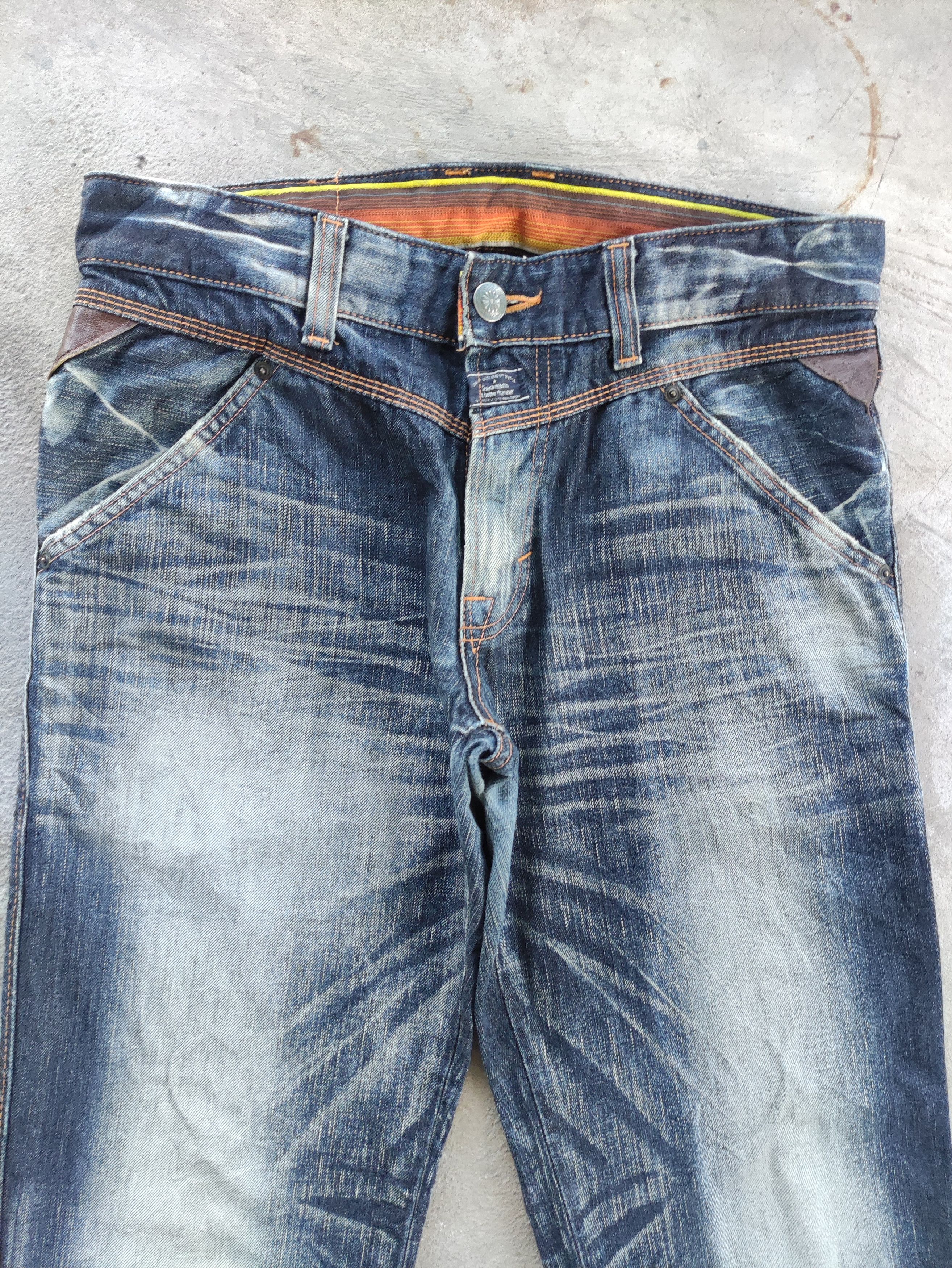 Edwin Vintage Edwin Jean Distressed Faded Denim Size US 34 / EU 50 - 3 Thumbnail