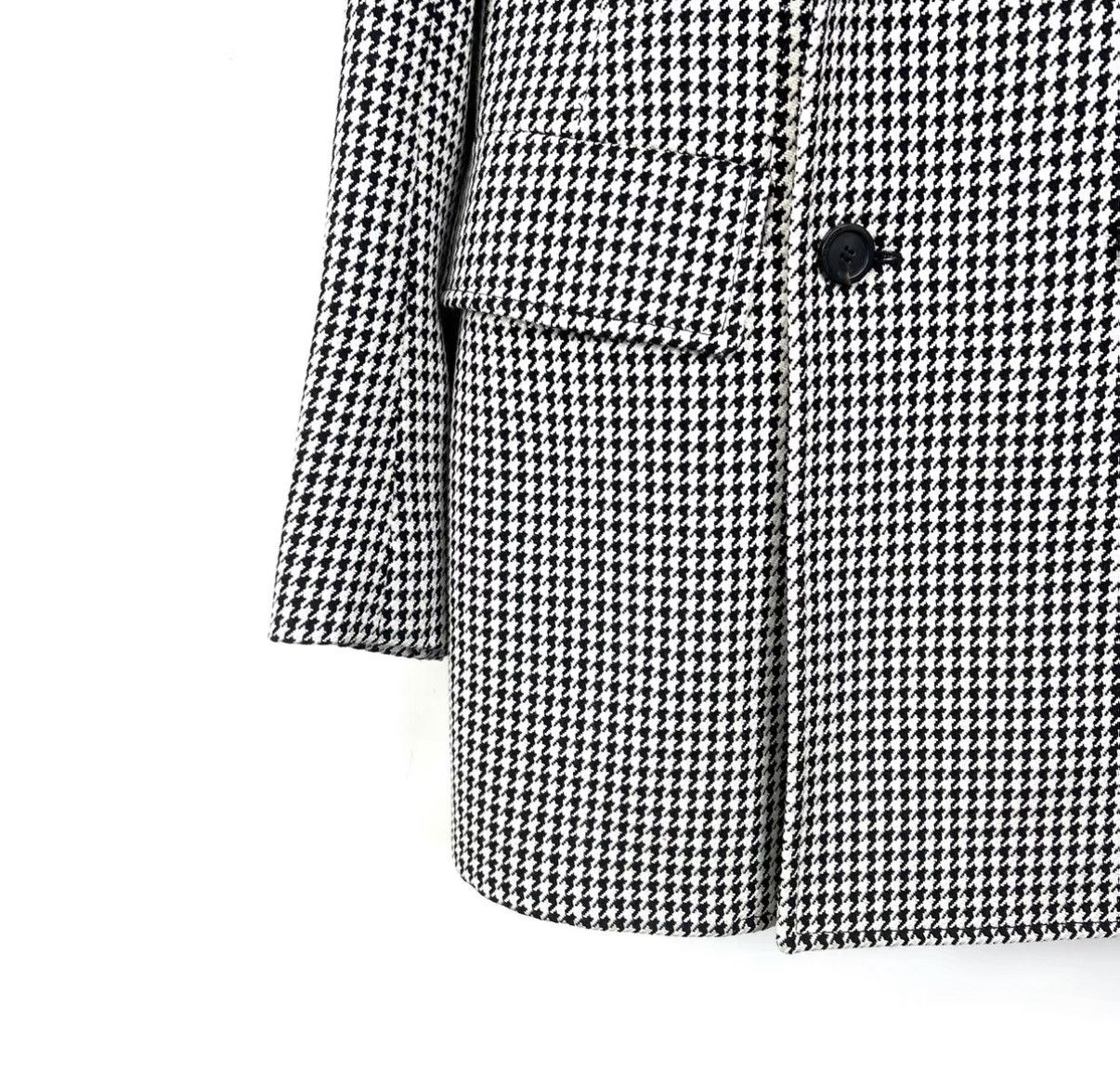 Balenciaga Balenciaga Wool Houndstooth Hourglass Blazer K12 Size XS / US 0-2 / IT 36-38 - 8 Thumbnail