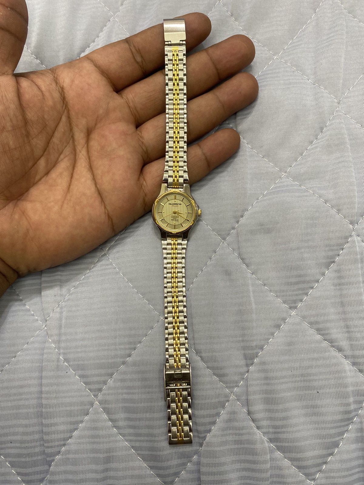 image of Audi Quattro Watch in Gold Silver, Women's