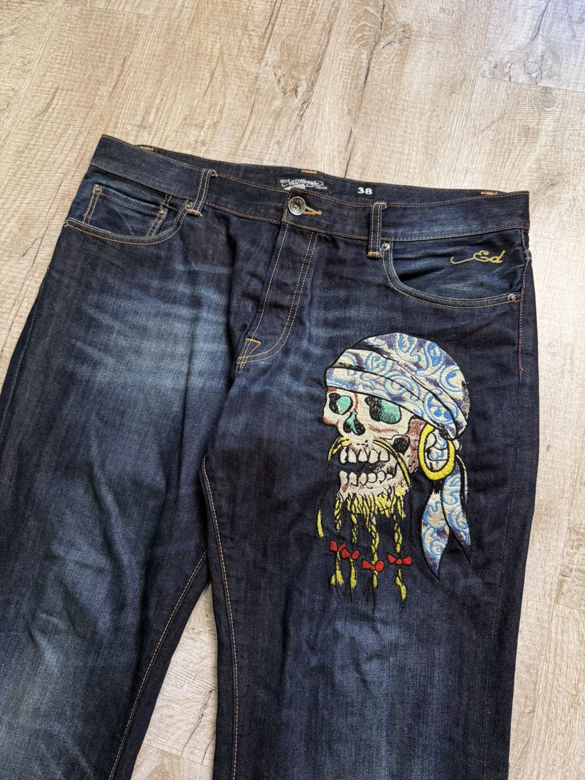 Ed Hardy Vintage Ed Hardy Jeans by Christian Audigier Pants Size US 38 / EU 54 - 5 Thumbnail