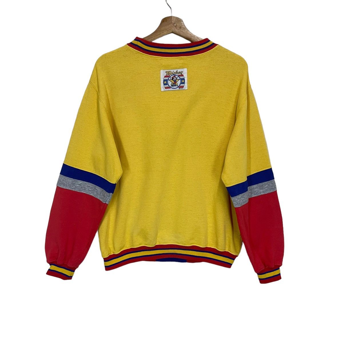 Disney × Mickey Mouse × Warner Bros Vintage 90s Mickey Mouse Big Logo Crewneck Sweatshirt Size US M / EU 48-50 / 2 - 8 Thumbnail