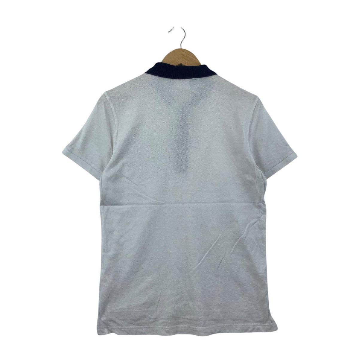Lacoste Vintage LACOSTE PARIS Crest Logo Slim Fit Polo Tee Shirt Top Size L / US 10 / IT 46 - 2 Thumbnail