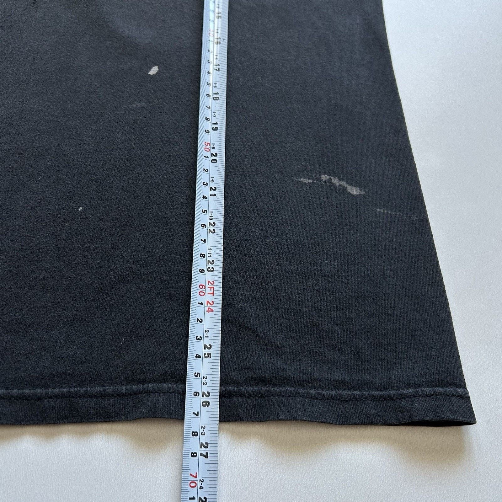 Hanes × Vintage Vintage Jesus To The Rescue T-Shirt Medium Hanes Faded Black Size US M / EU 48-50 / 2 - 6 Thumbnail
