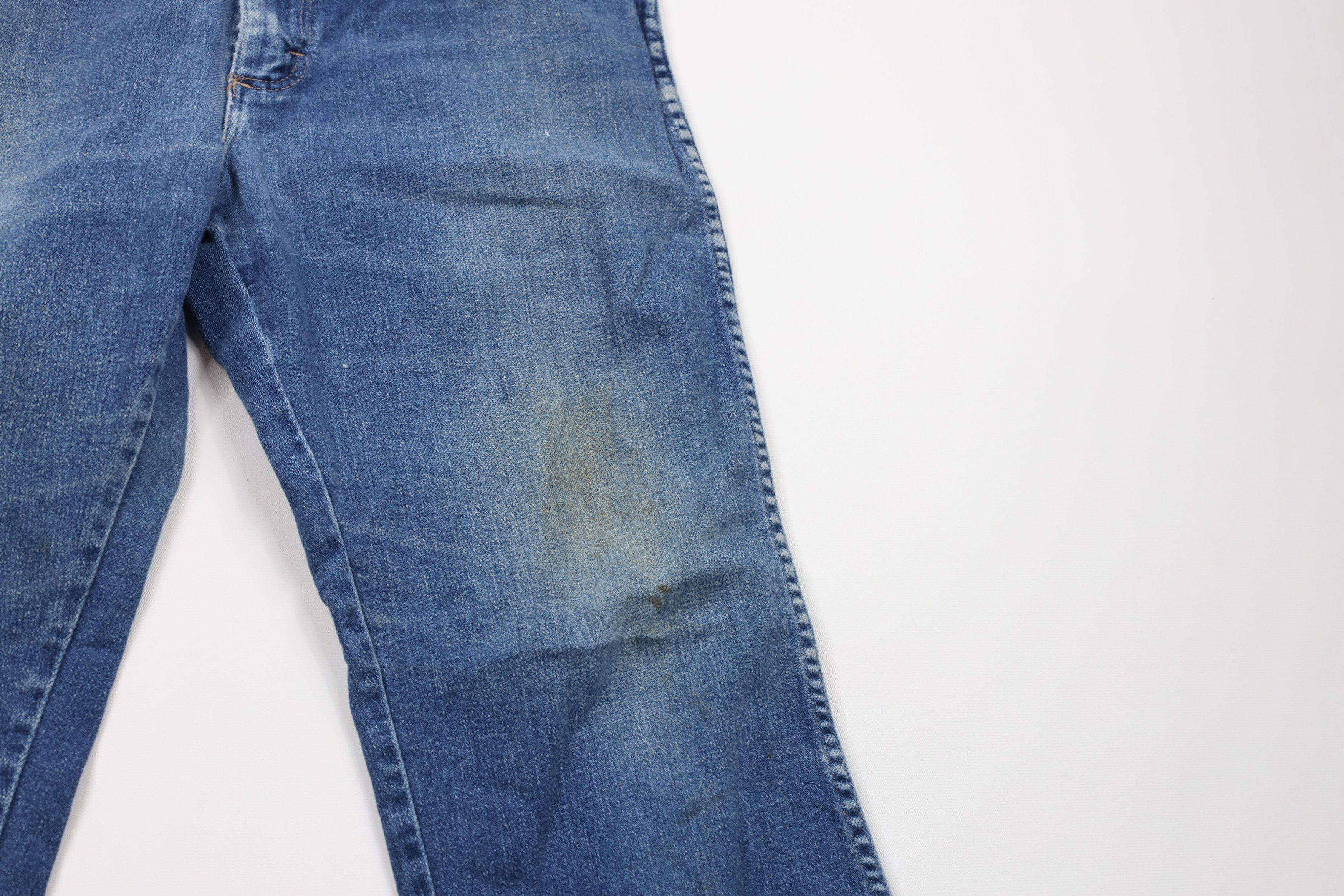 Vintage × Wrangler Vintage 70s Wrangler Flared Bootcut Denim Jeans Blue USA Size US 32 / EU 48 - 7 Thumbnail