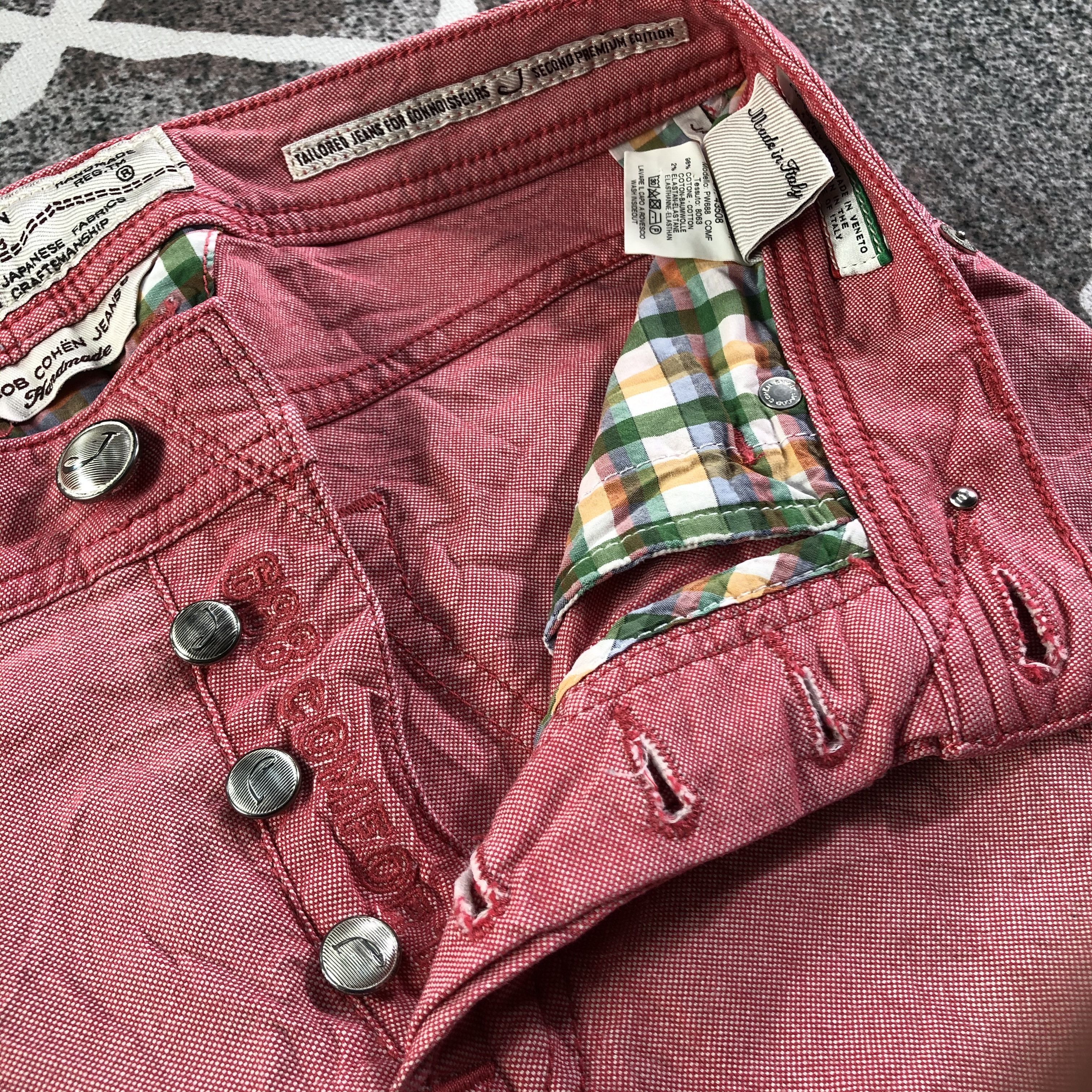 Jacob Cohen Jacob Cohen Pink Handmade Jeans KJ2100 Size 30" / US 8 / IT 44 - 4 Thumbnail