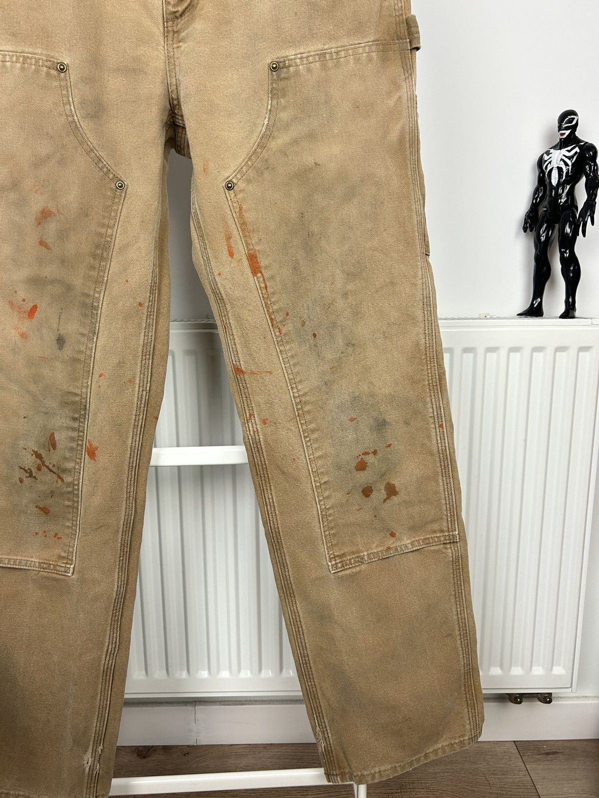 Carhartt × Vintage Crazy sun faded distressed carhartt double knee denim Size US 30 / EU 46 - 4 Thumbnail