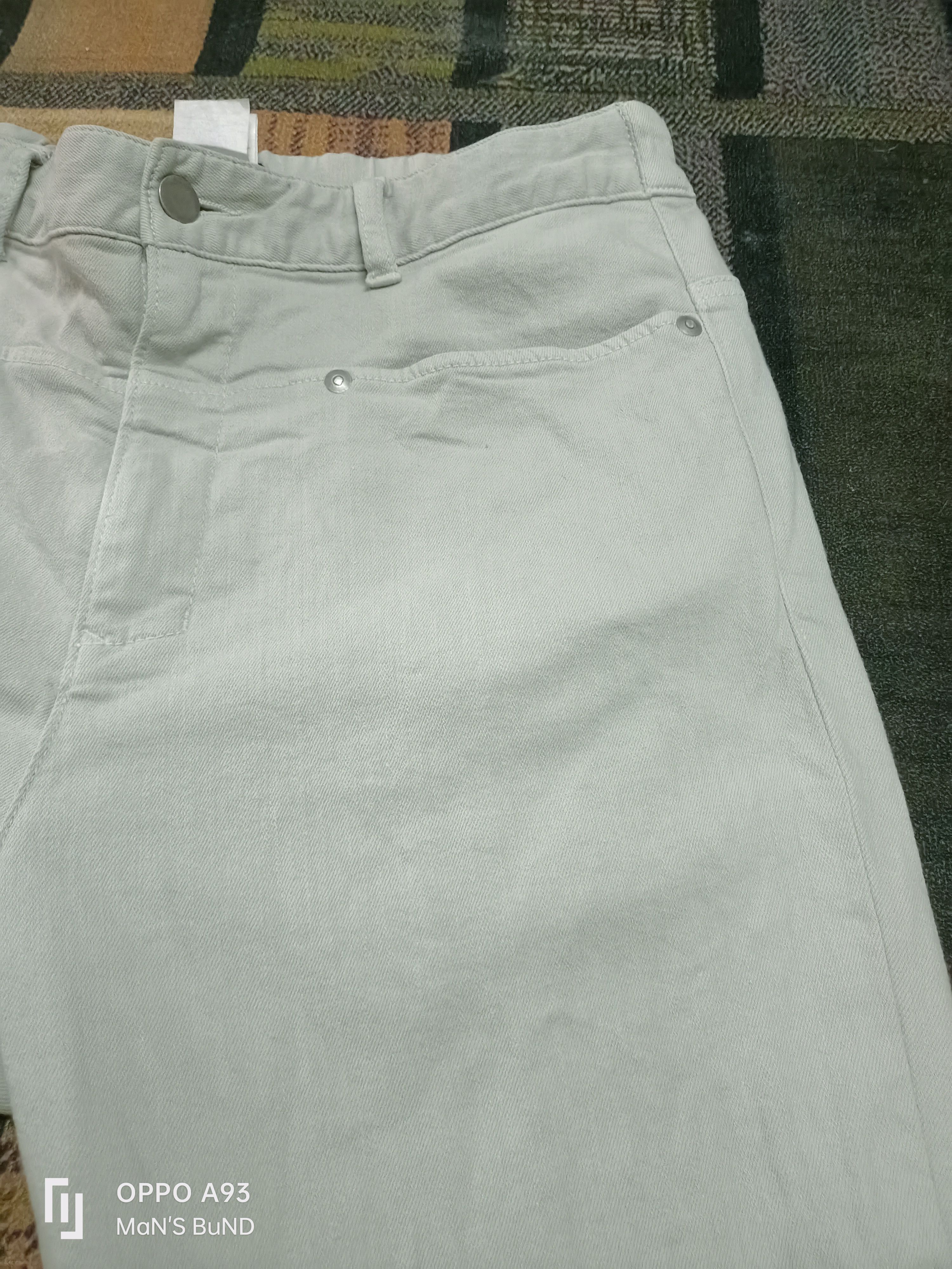 Issey Miyake × Japanese Brand PLANTATION ISSEY MIYAKE Women Cream Casual Trouser Size 32" / US 10 / IT 46 - 4 Thumbnail