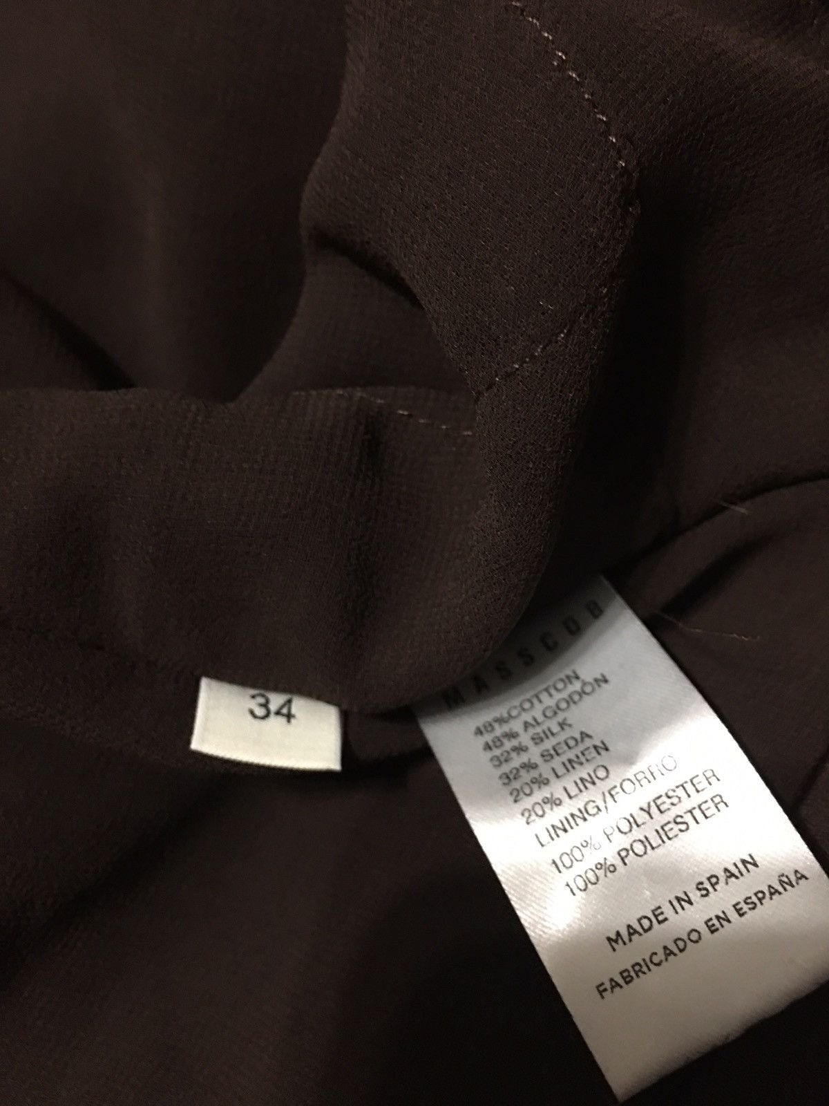 Designer MASSCOB Harem Designer Cotton Silk Linen Pants Size 34 / S Size 27" / US 4 / IT 40 - 9 Thumbnail
