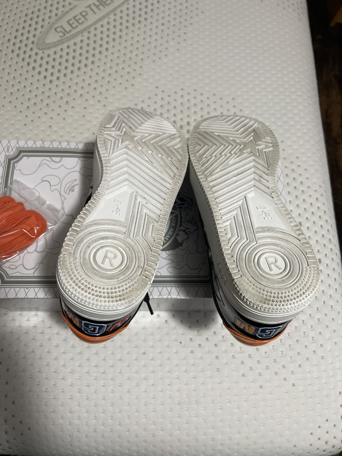 Bape Bapesta Shark Orange/Black Size US 8.5 / EU 41-42 - 5 Thumbnail