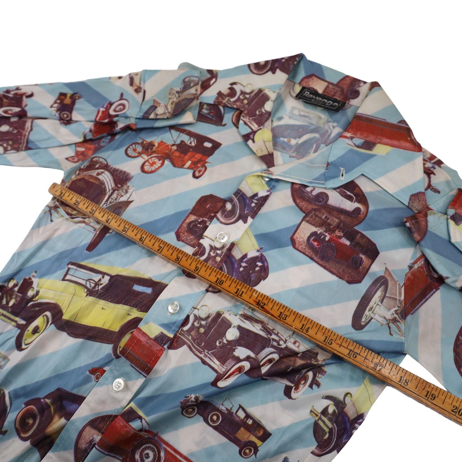 Vintage Vintage 70s Revenge Allover Photorealistic Automotive Shirt Size US M / EU 48-50 / 2 - 8 Thumbnail